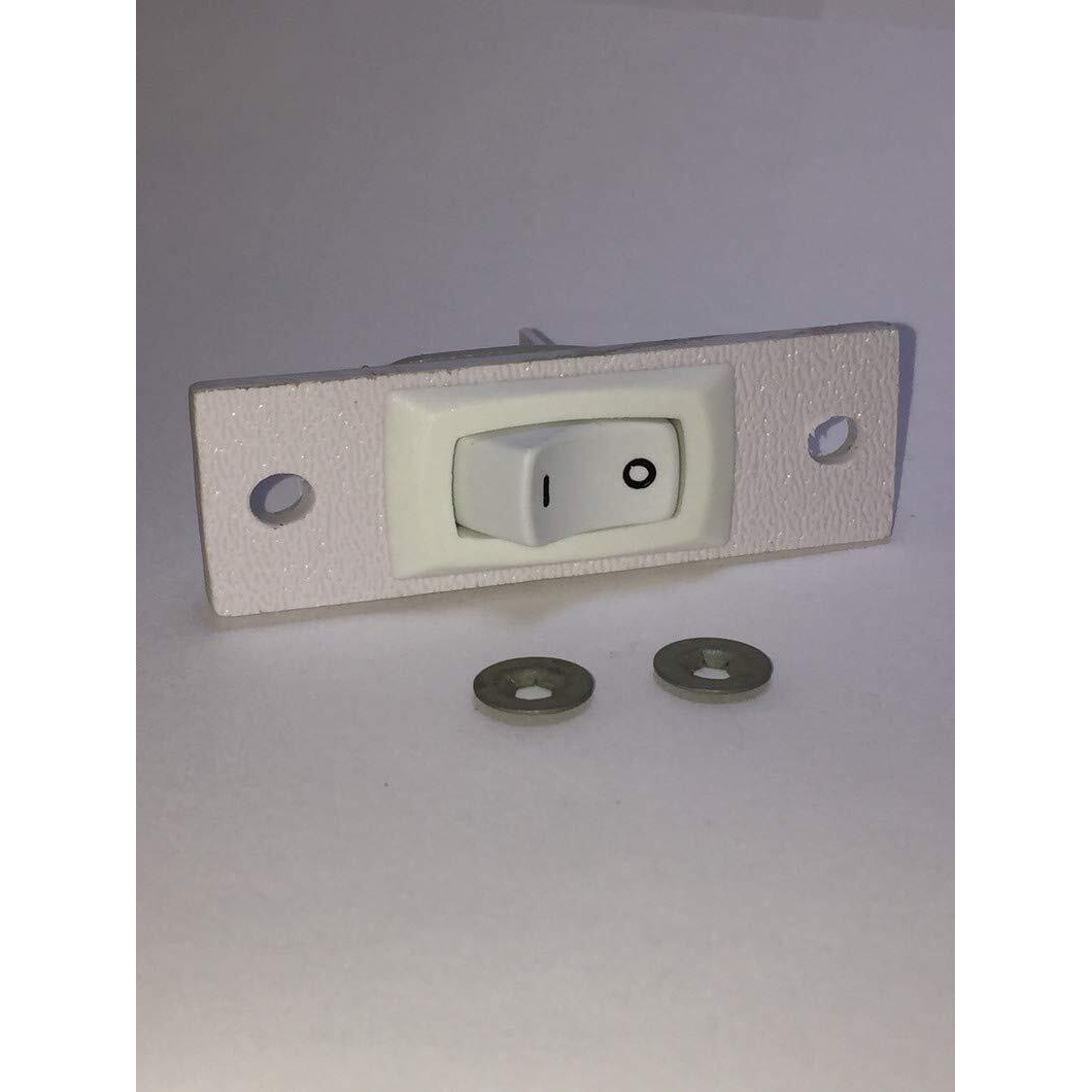 Compatible For Jenn-Air Cooktop Stove Fan Switch (White Color) Replacement (Not Original) 2 Wire Kit 12001129