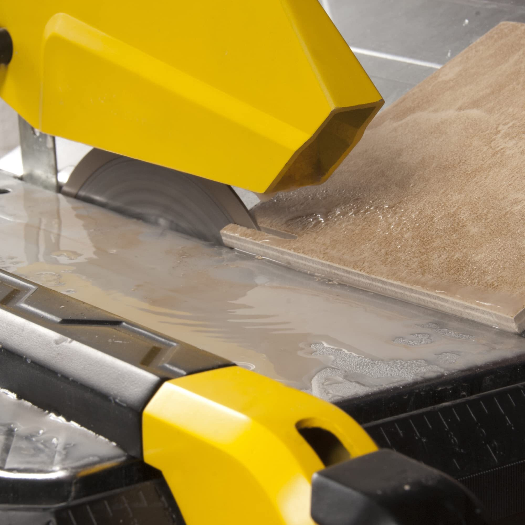 Qep 7"" Continuous Rim Premium Diamond Blade For Wet Or Dry Cutting Of Ceramic, Porcelain, And Marble Tile, Silver