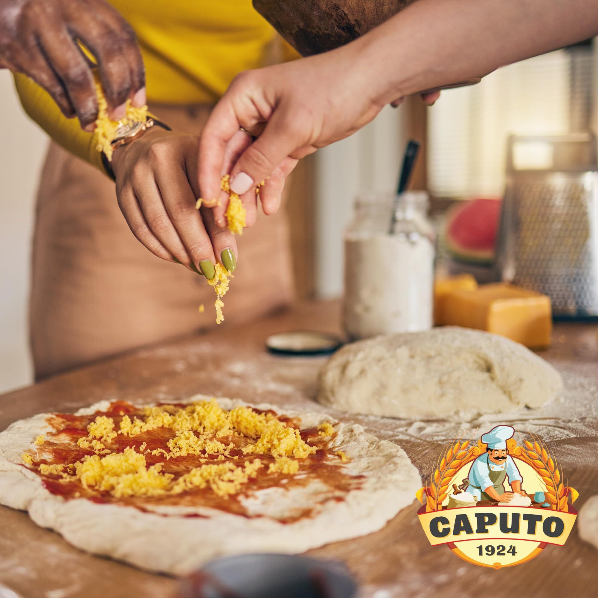 Antimo Caputo Chef's Flour 2.2 Lb - Italian Double Zero 00 - Soft Wheat For Pizza Dough, Bread, & Pasta