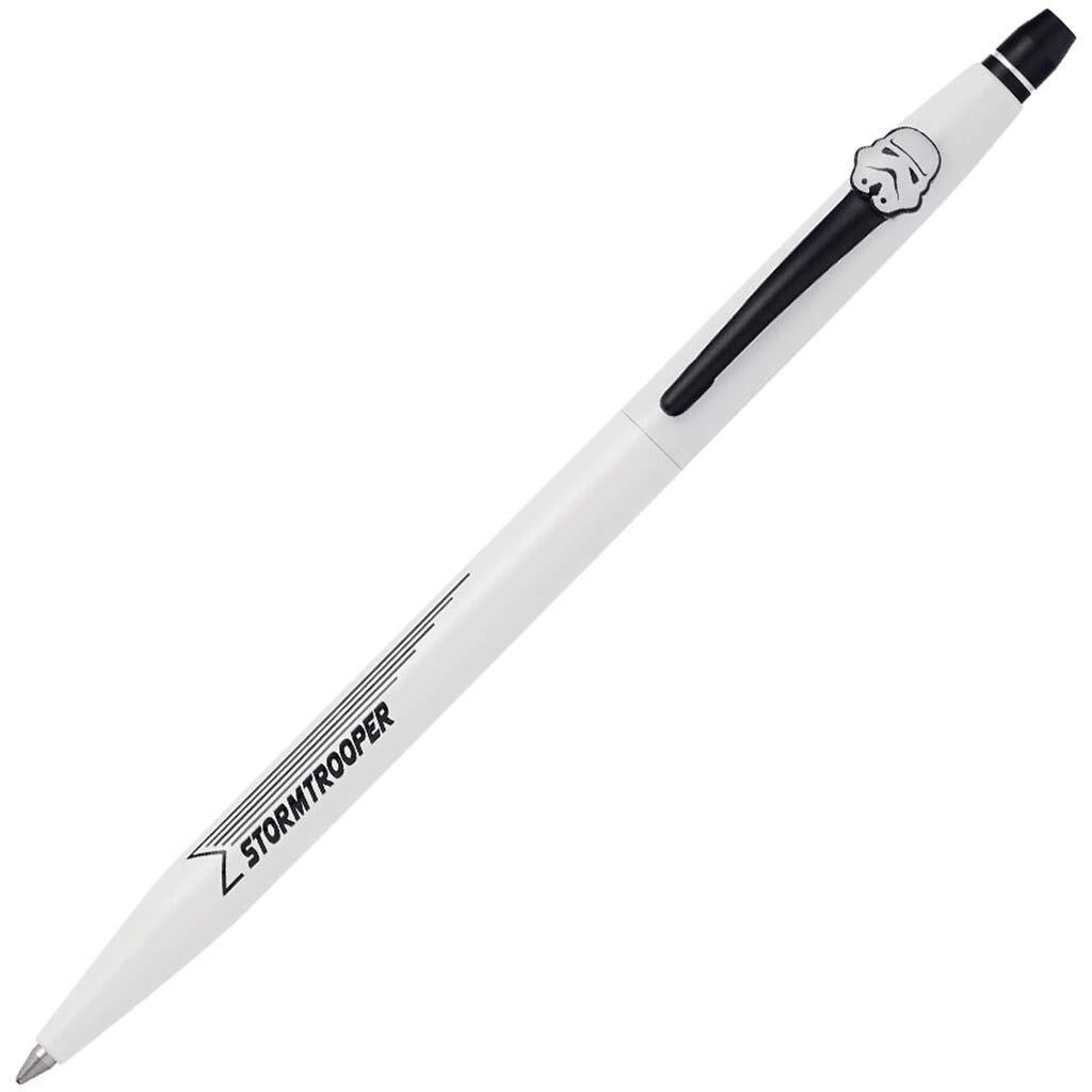 Cross X Star Wars Click Refillable Rolling Ball Gel Ink Pen, Includes Coordinated Character-Themed Gift Box - Stormtrooper