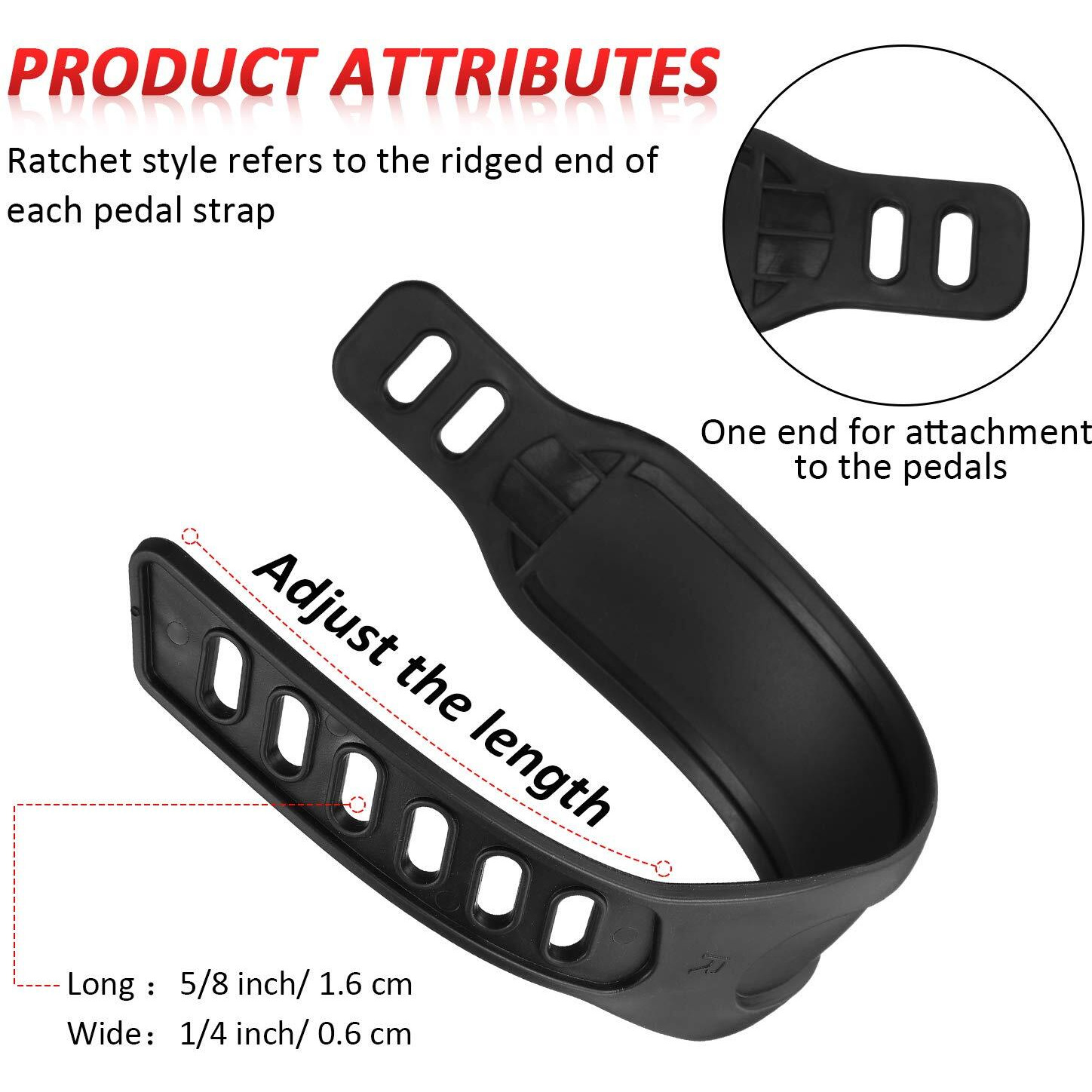 2 Pairs Exercise Bike Pedal Straps Universal Pedal Straps Of 1.7 X 12 Inch For Exercise Cycle Home Or Gym
