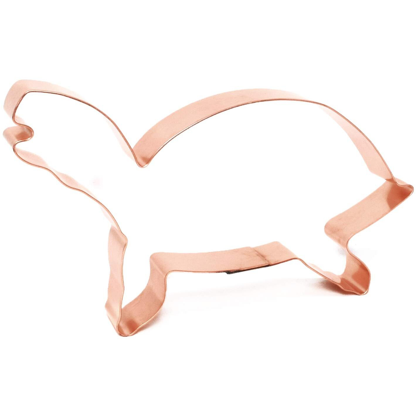 Turtle/Tortoise Cookie Cutter 3 X 5.5 Inches - Handcrafted Copper Cookie Cutter By The Fussy Pup