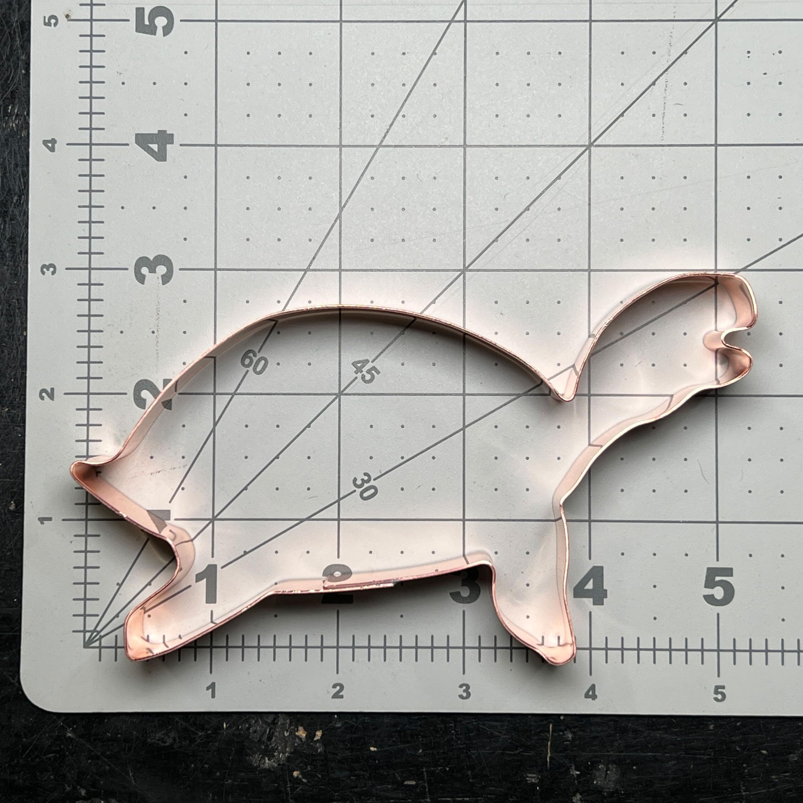 Turtle/Tortoise Cookie Cutter 3 X 5.5 Inches - Handcrafted Copper Cookie Cutter By The Fussy Pup