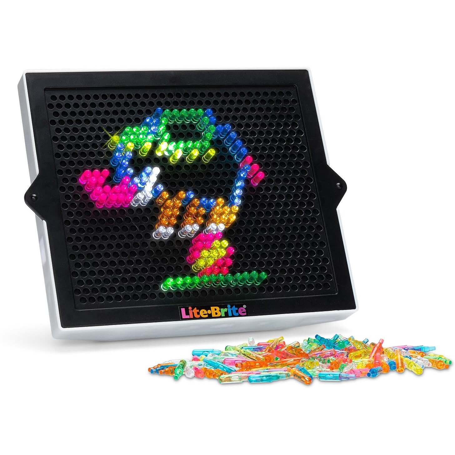 Lite Brite Classic, Favorite Retro Toy - Create Art With Light, Stem, Educational Learning, Holiday, Birthday, Gift, Boys, Kid, Toddler, Girls Age 4+