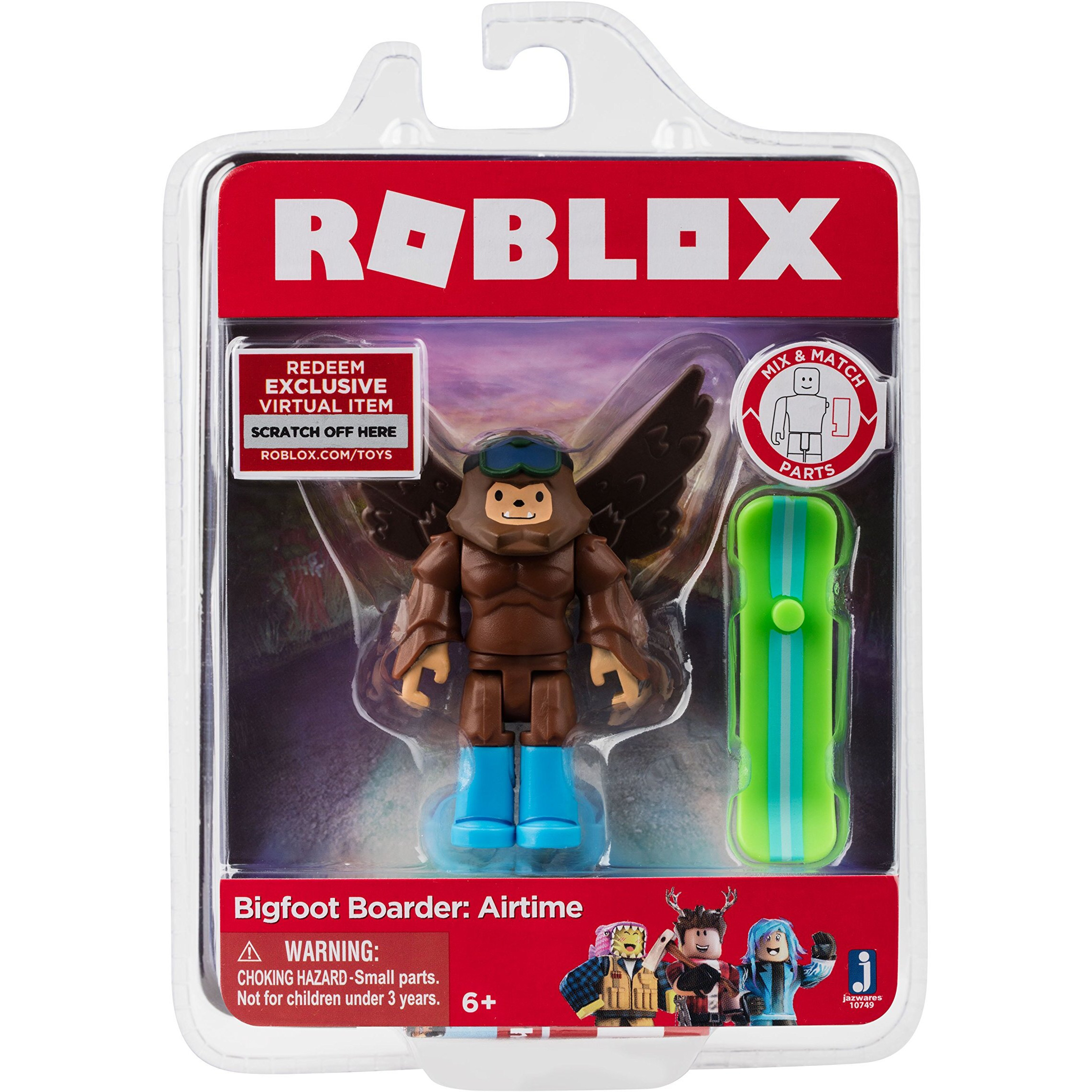 Roblox Bigfoot Boarder Airtime Figure Pack