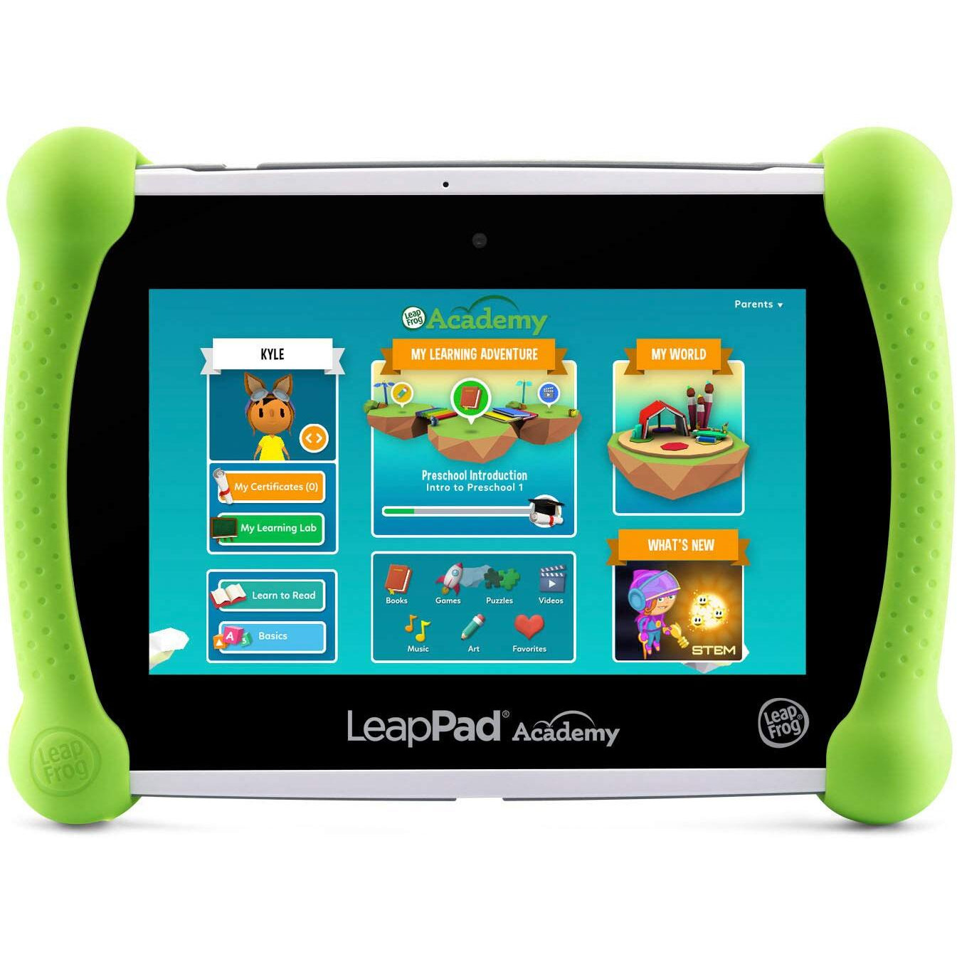 Leapfrog Leappad Academy Kids Learning Tablet, Green