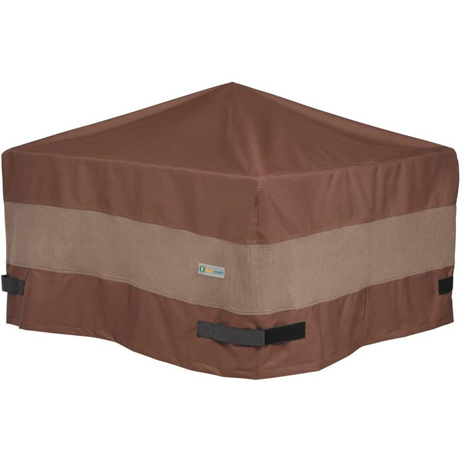 Duck Covers Ultimate Waterproof 32 Inch Square Fire Pit Cover, Patio Furniture Covers