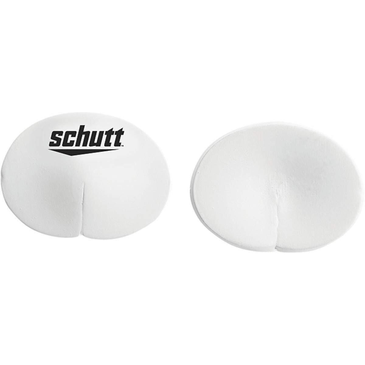 Schutt Sports Vinyl-Dipped Skill-Position Football Knee Pads, White