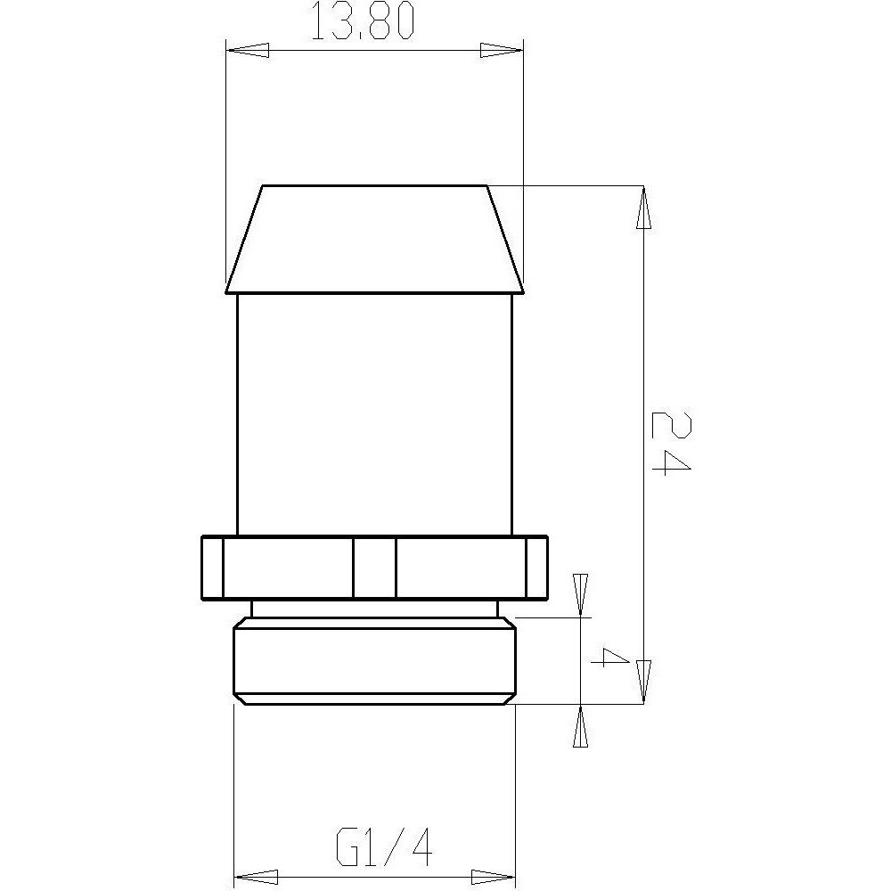 Xspc G1/4"" To 1/2"" Barb Fitting For Soft Tubing, Matte Black, 6-Pack