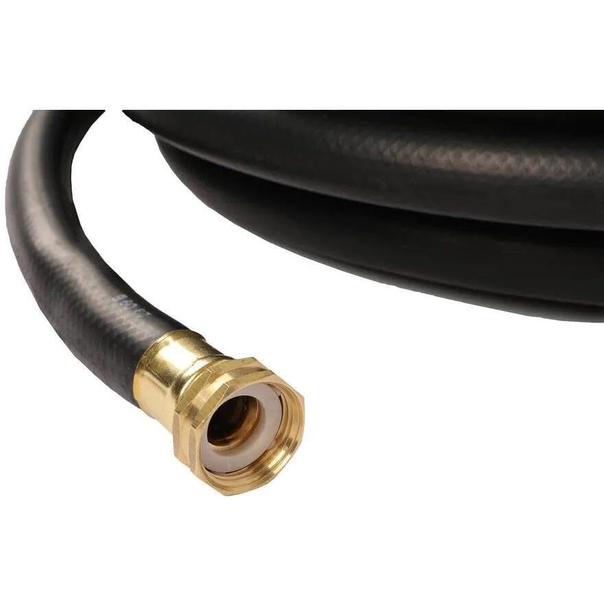 Continental Premium Garden Black Heavy Duty Cold Water Garden Hose, 5/8In Inside Diameter X 50Ft Length, Male X Female Garden Hose Thread