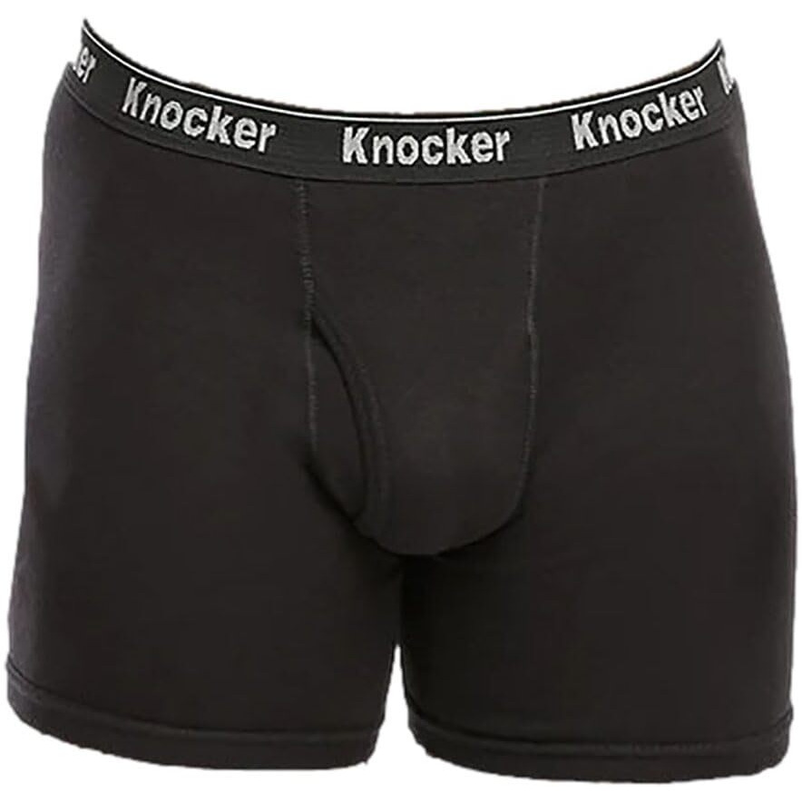 Knocker Men's 4 Pack Of Boxer Briefs Underwear-2Xl-2 Black, 2 Gray