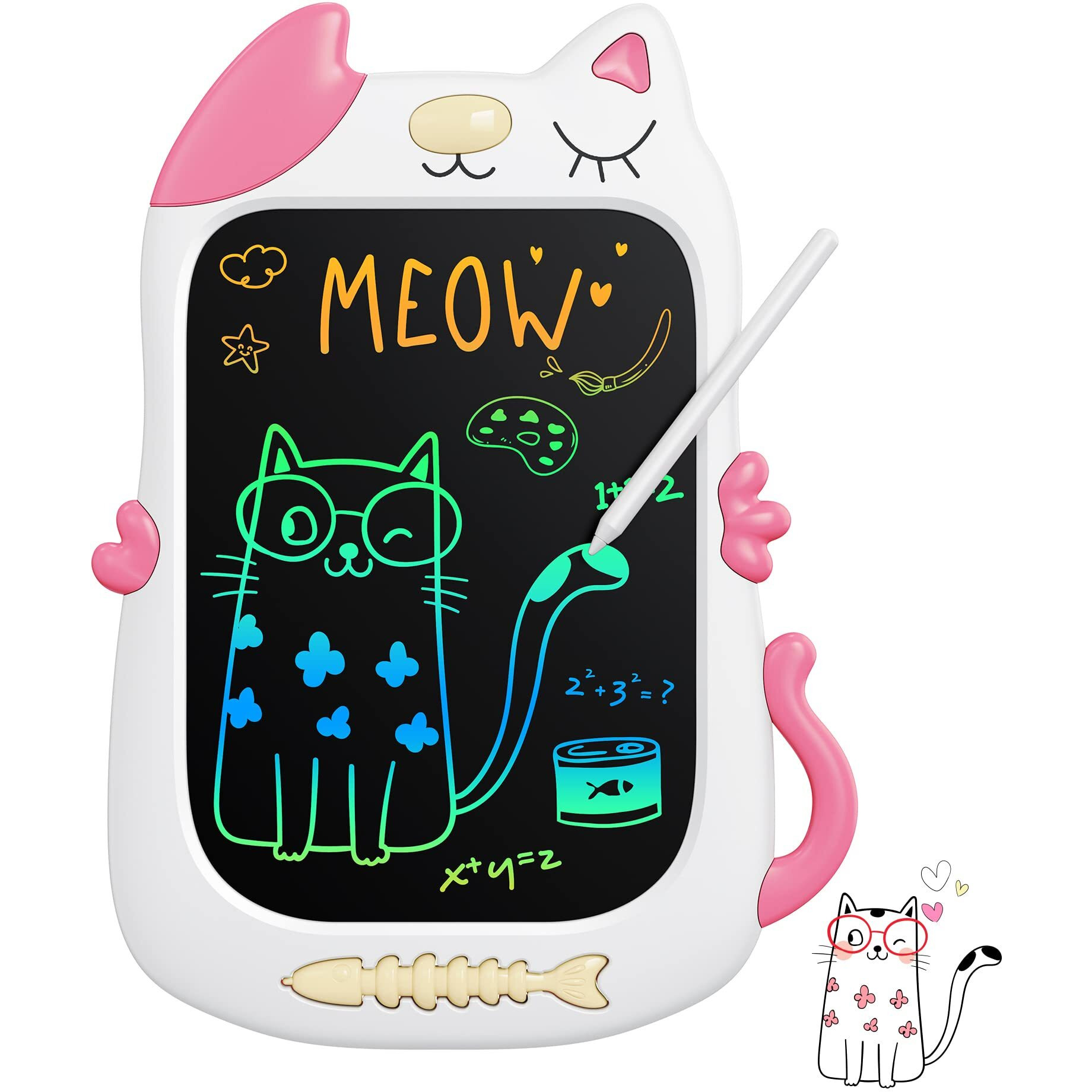 Kokodi Girl Toys, 3-7 Year Old Gifts, Lcd Writing Tablet For Kids, Drawing Doodle Board Birthday Presents 3 4 5 6 7 Girls