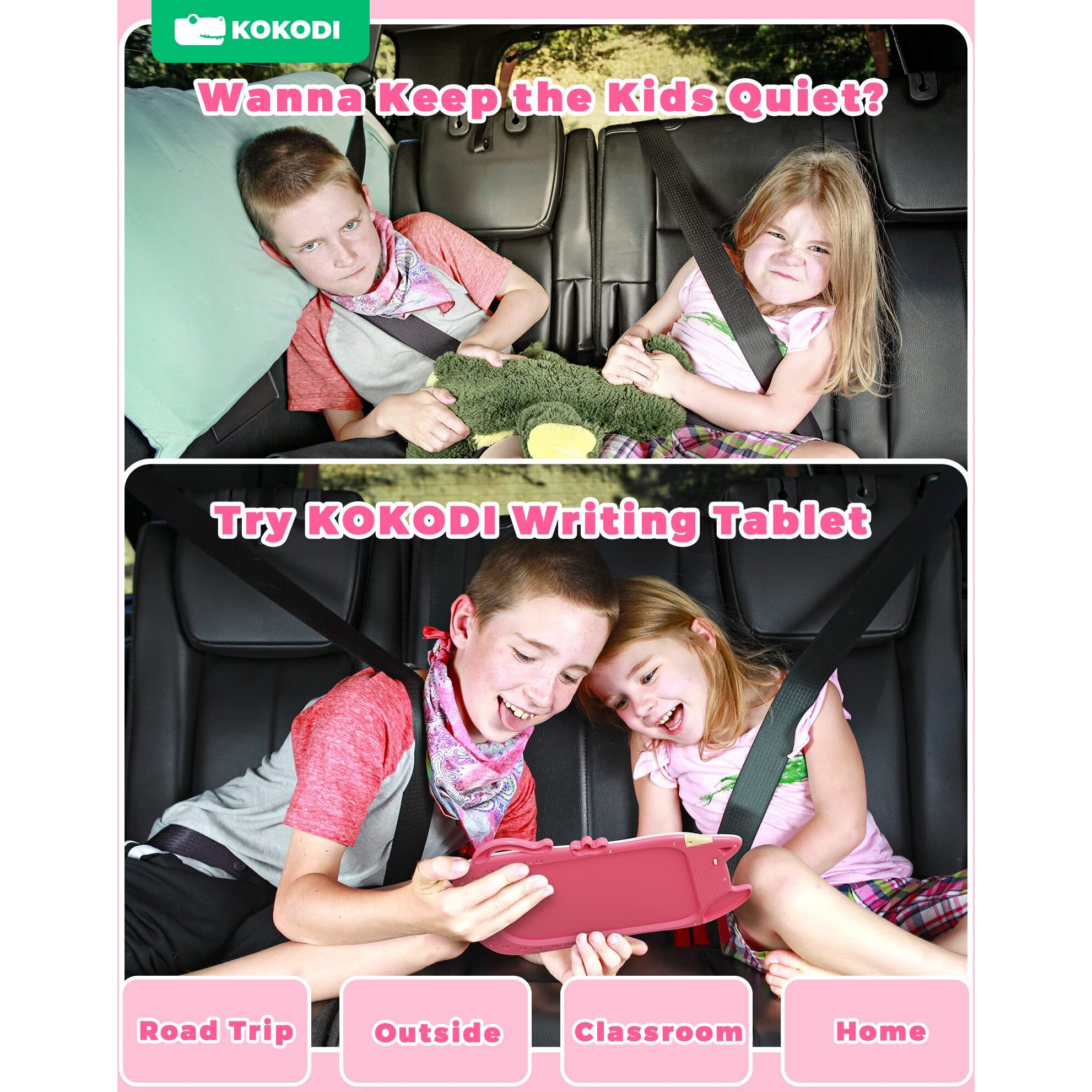 Kokodi Girl Toys, 3-7 Year Old Gifts, Lcd Writing Tablet For Kids, Drawing Doodle Board Birthday Presents 3 4 5 6 7 Girls