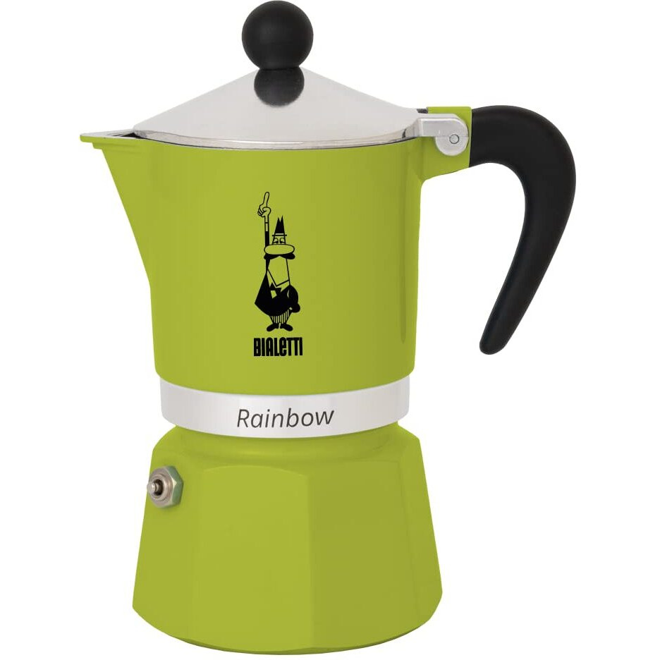 Bialetti 4973 Rainbow Espresso Maker, Green