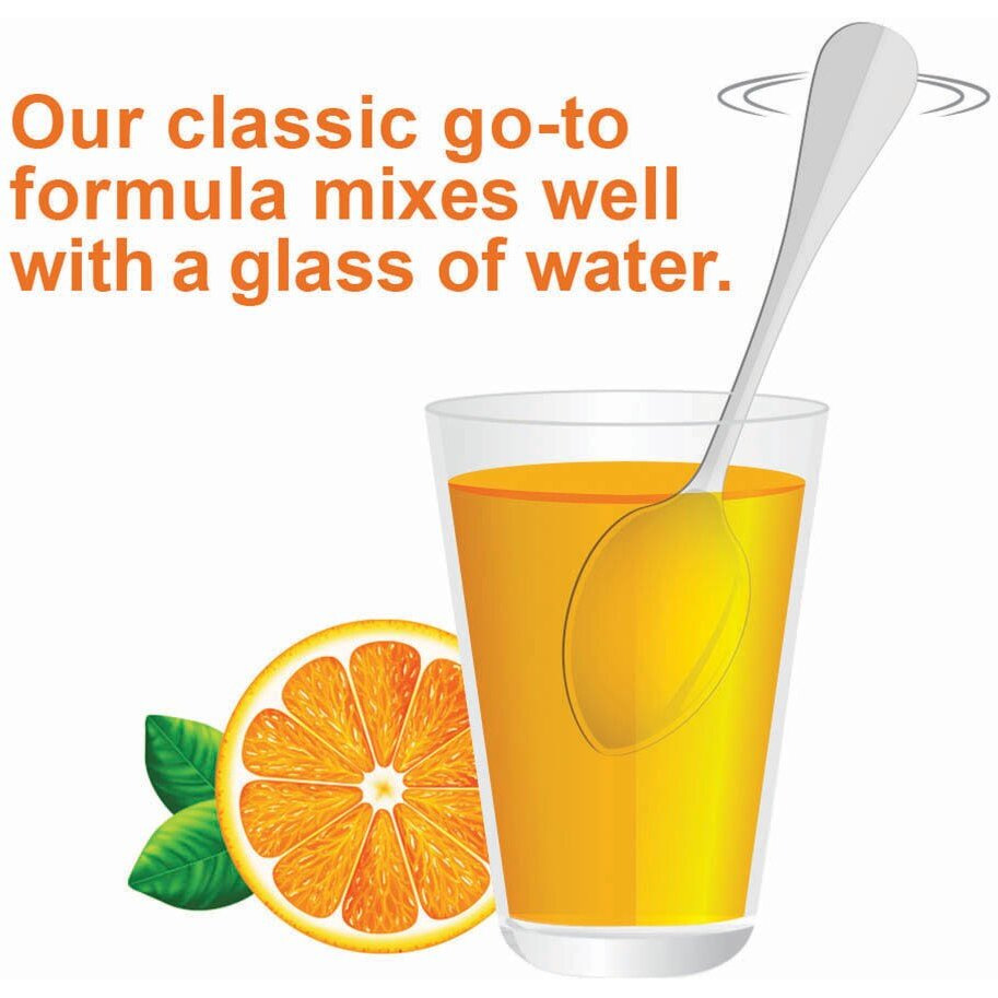 Citrucel Fiber Powder For Occasional Constipation Relief, Methylcellulose Fiber Powder, Orange Flavor - 16 Ounces