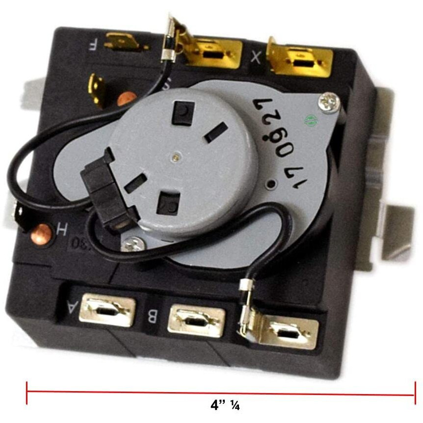 Glob Pro Solutions Tmd14M30 234D2377P004 Tmd16M12 234D2377P003 Ckd1400 Dryer Timer 4     Length Approx. Replacement For And Compatible With General Electric Heavy Duty