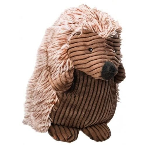 Spot Ethical Pets 8"" Assorted Colors Corduroy Hedgehogs Plush Dog Toy, Small, Medium Breeds