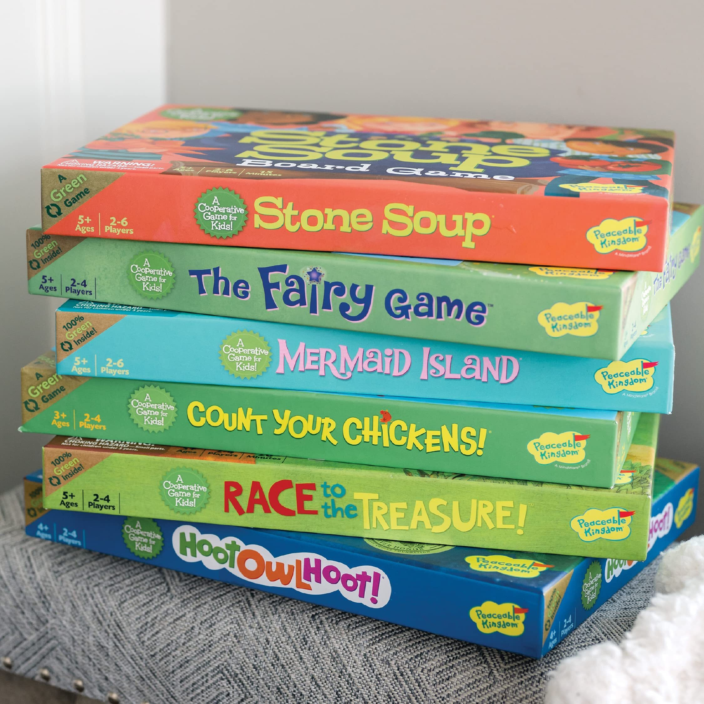 Peaceable Kingdom Snug As A Bug In A Rug Award Winning Cooperative Preschool Skills Builder Game For 2 To 4 Kids Ages 3+