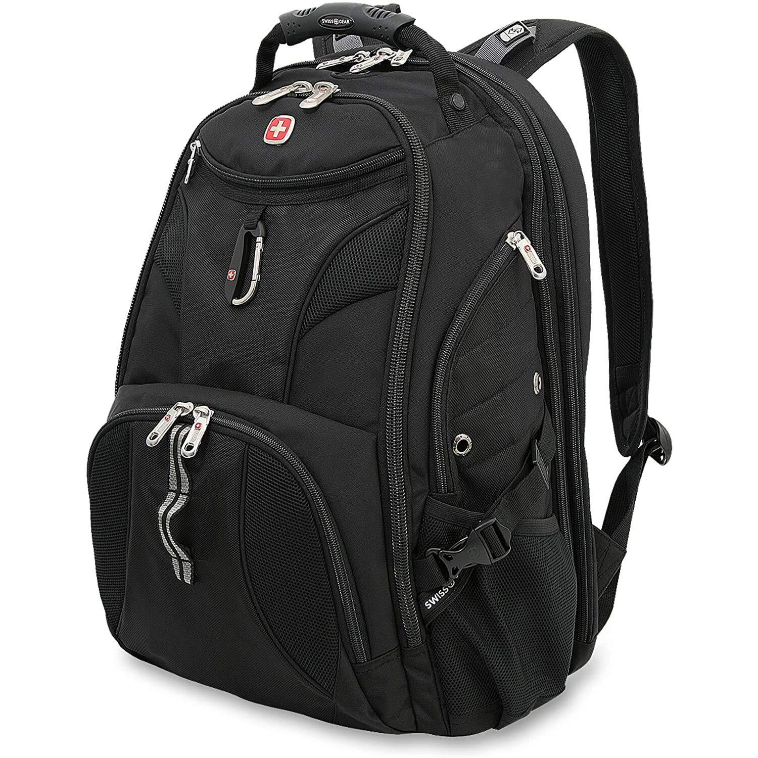 Swissgear 1900 Scansmart Tsa 17 Laptop Backpack, Black, 19-Inch