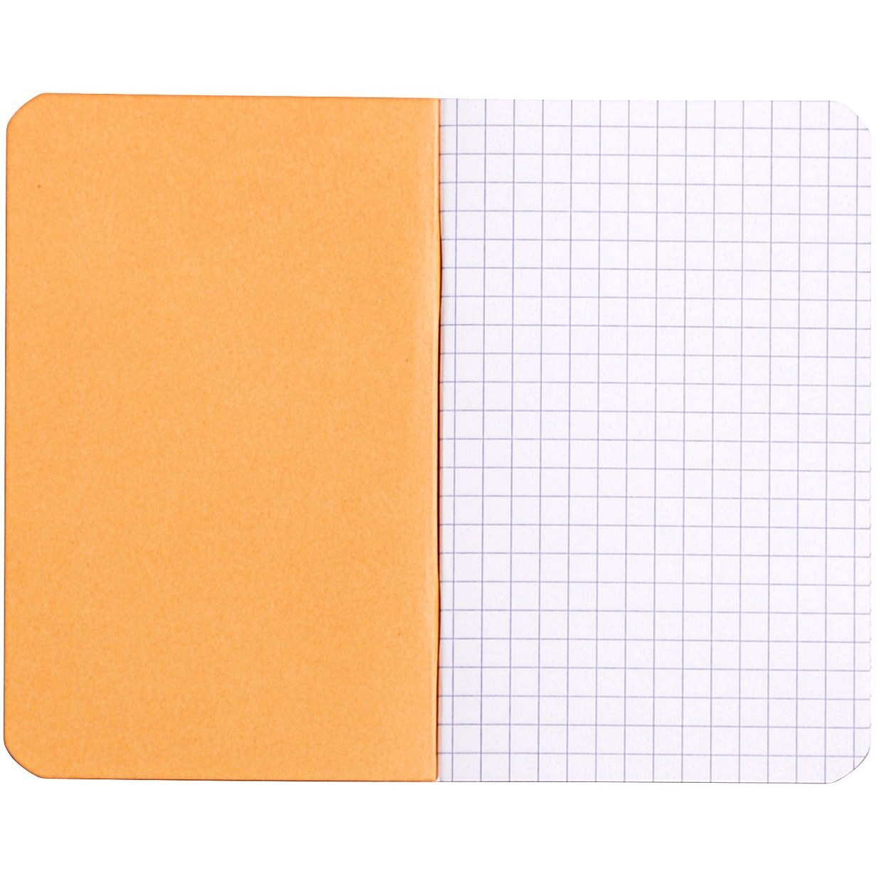 Rhodia Slim Slim Staplebound Notebooks - Graph 48 Sheets - 3 X 4 3/4 In. - Orange Cover (119158C)