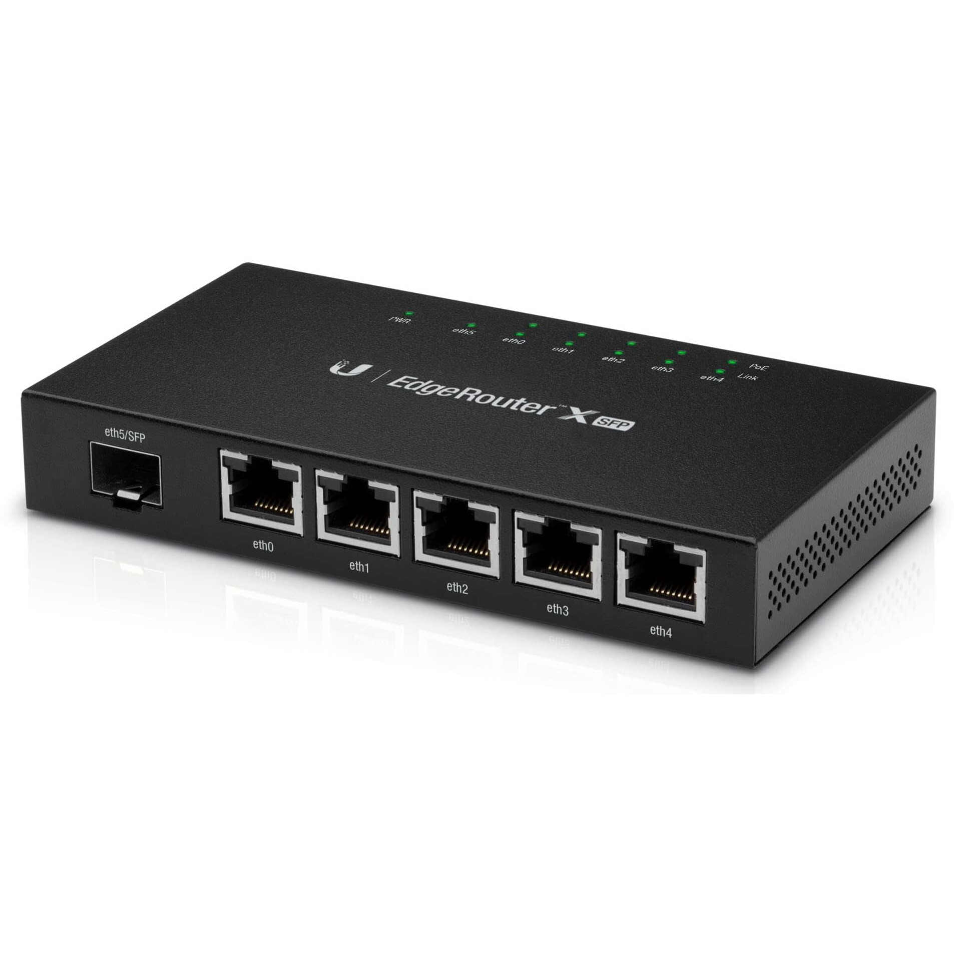 Ubiquiti Networks Edgerouter X, 5-Port Gb 1Xsfp With Poe, 11885 (With Poe)