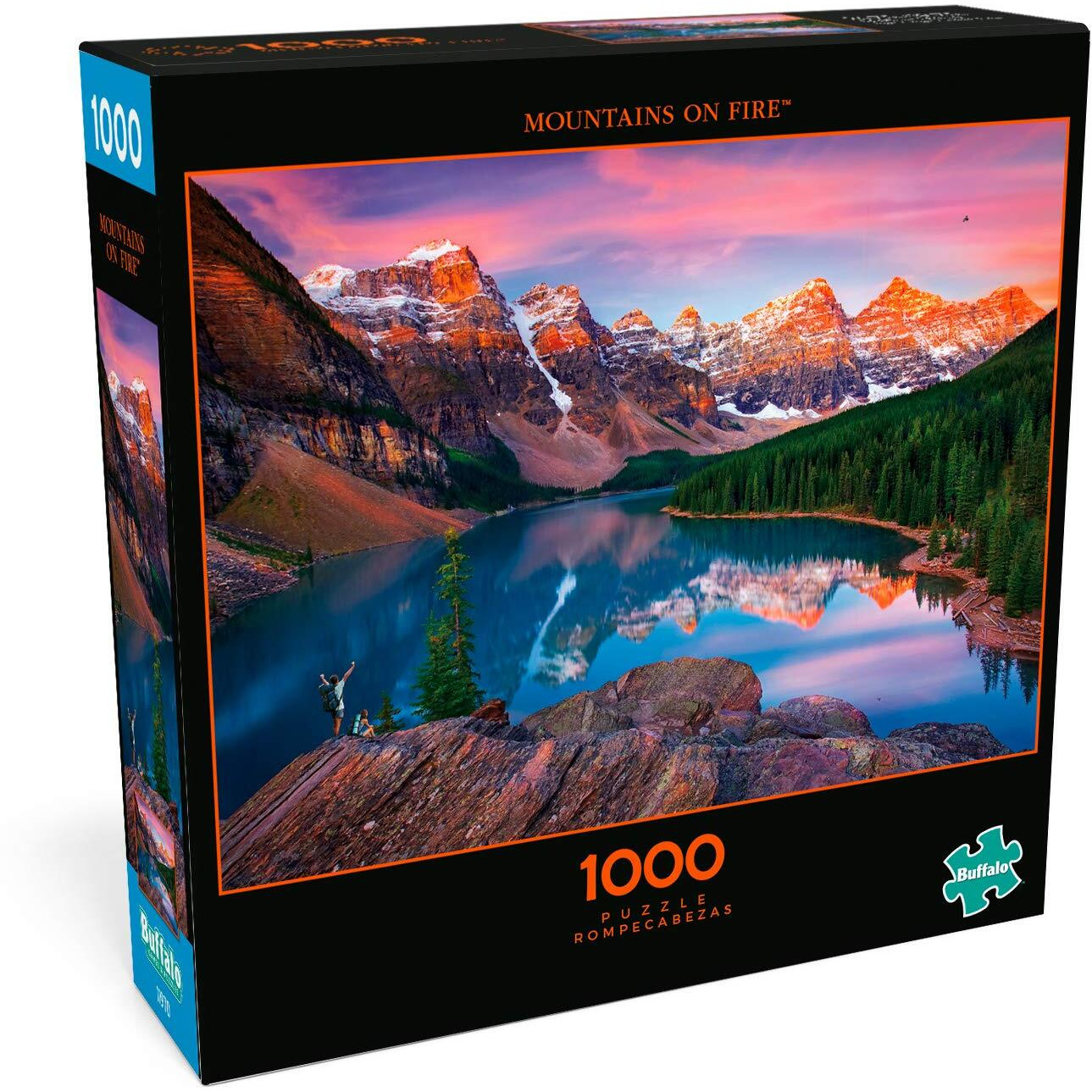 Buffalo Games - Mountains On Fire - 1000 Piece Jigsaw Puzzle Multicolor, 26.75"&quotL X 19.75"&quotW