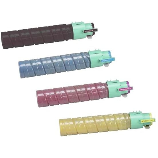 Ricoh Aficio Sp C430A C430Dn High Yield Toner Bundle Set 821105, 821106, 821107, 821108, Bcym Sealed In Retail Packagin By Ricoh