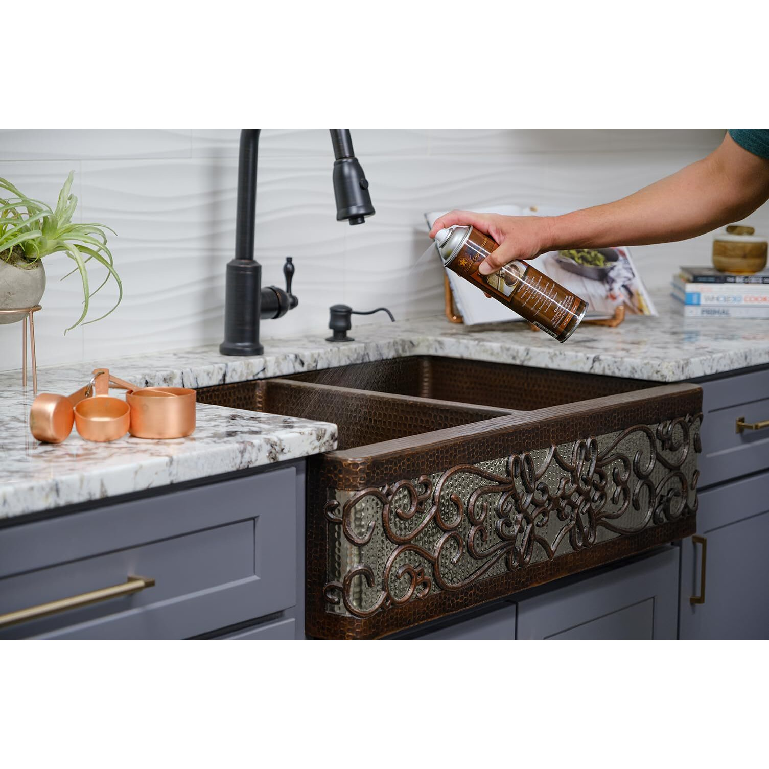 Premier Copper Products W900-Wax Copper Sink Wax Protectant, Clear