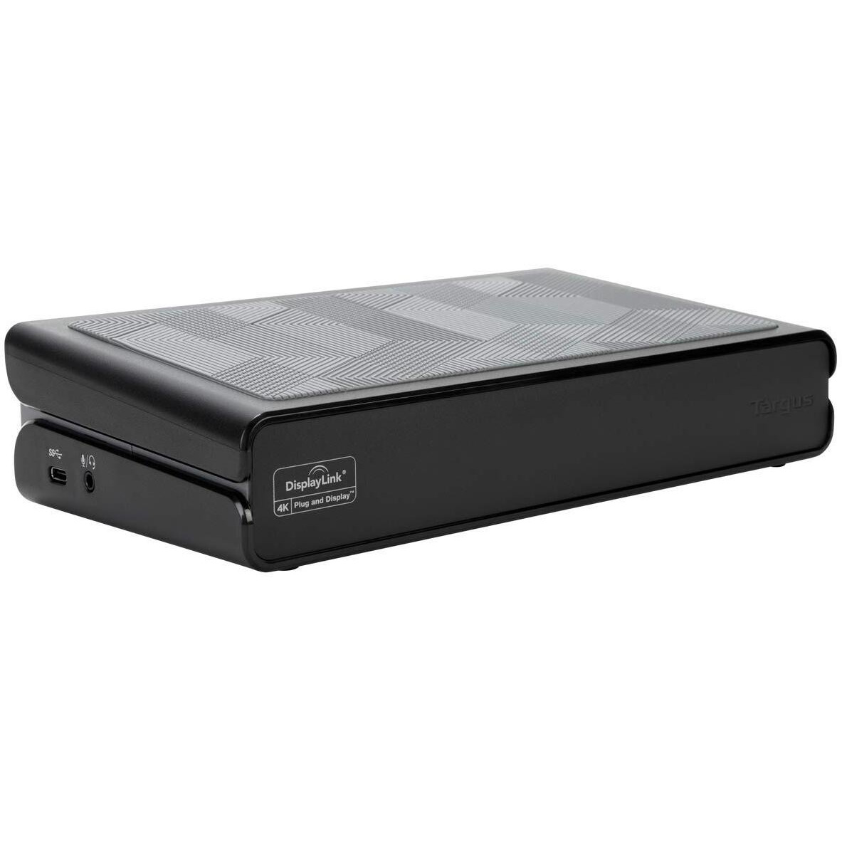 Targus Universal Usb 3.0 Dual Video Dv4K Laptop Docking Station With Charging Power & 5 Usb 3.0 Ports, For Pc, Mac, & Android (Dock177Usz)
