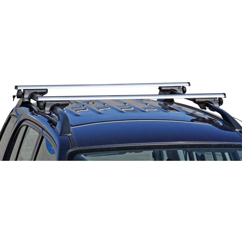 Apex Side Rail Mounted Aluminum Roof Cross Bars - Universal Up To 50""