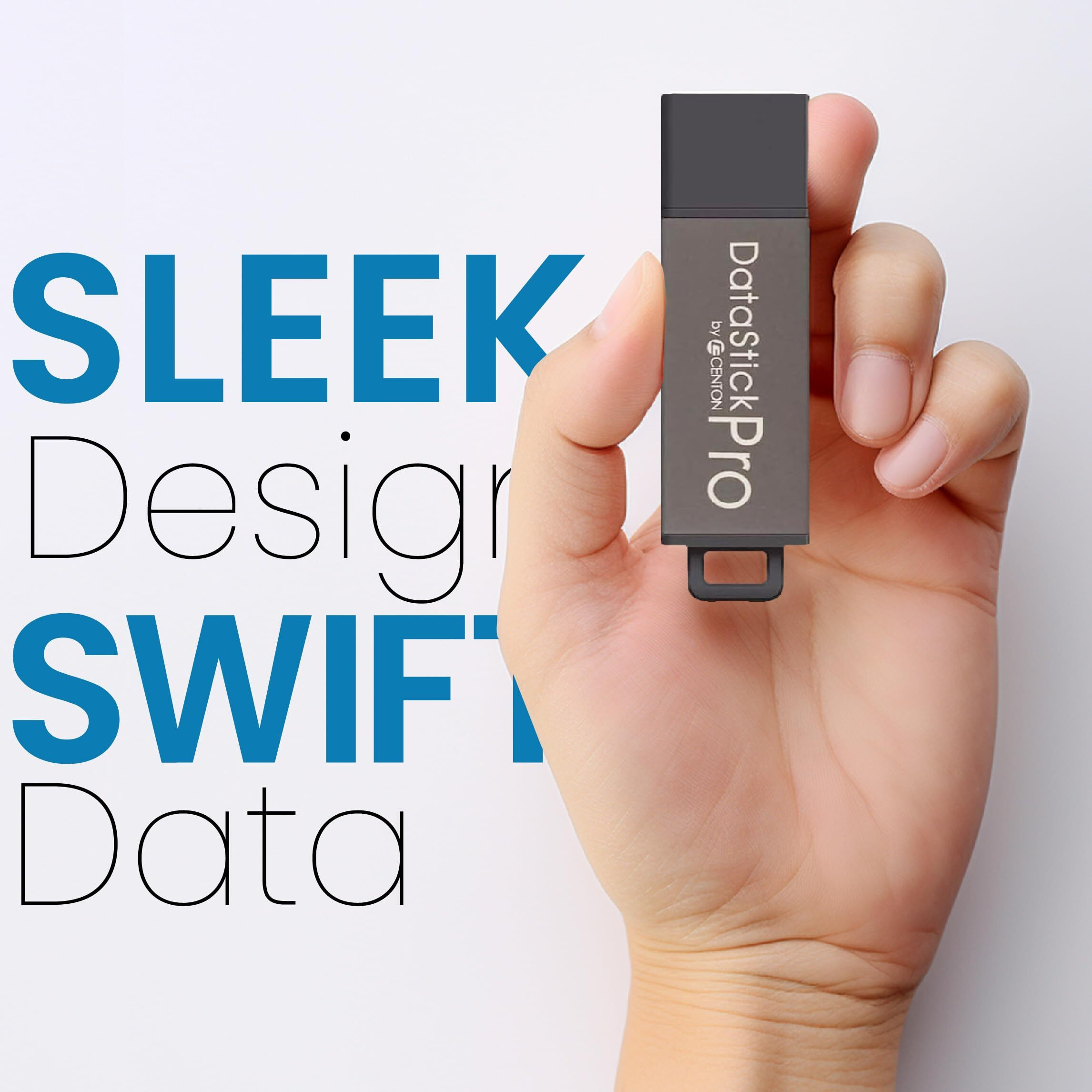 Centon Electronics Datastick Pro Usb 2.0 Flash Drive, 32 Gb, Usb Flash Drives, 5 Bulk Pack, Grey