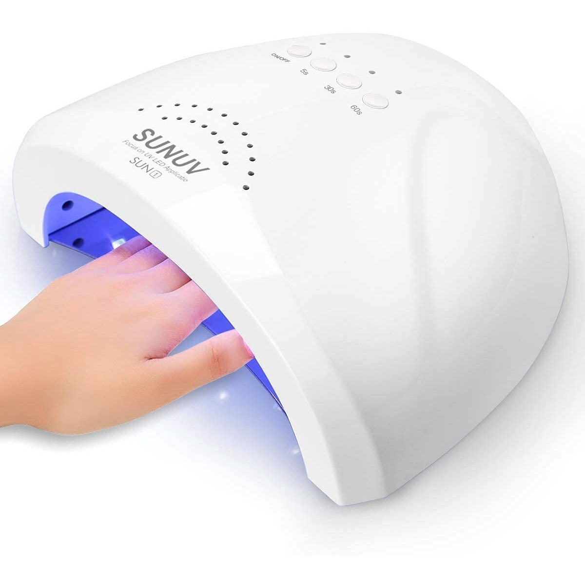 Uv Led Nail Lamp, Sunuv Gel Nail Light For Nail Polish 48W Uv Dryer With 3 Timers Sunone