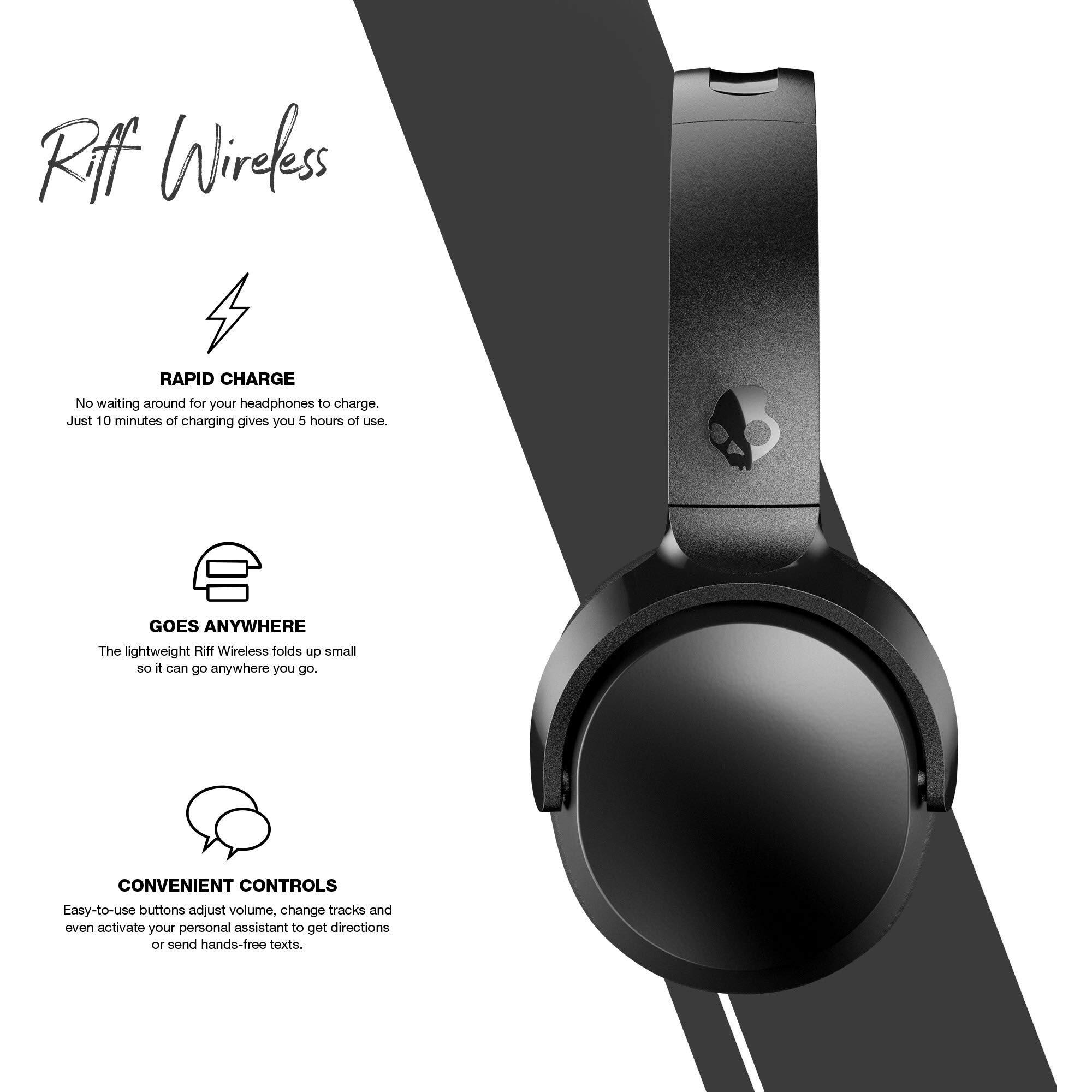 Skullcandy Riff Wireless On-Ear Headphones - Black