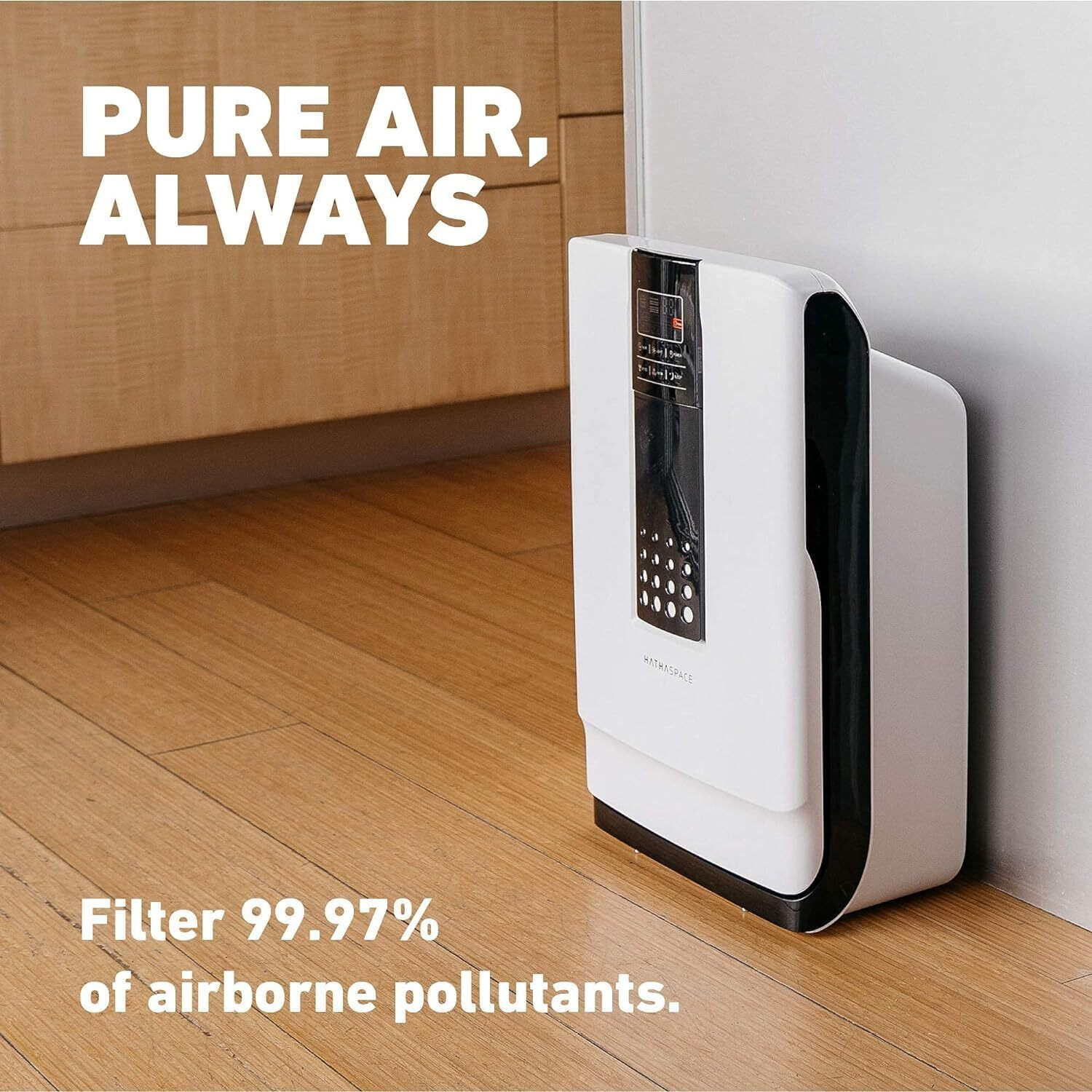 Hathaspace Smart Air Purifiers - True Hepa Air Purifier, Cleaner & Filter For Allergies, Smoke, Pets - Eliminator Of 99.9% Of Dust, Pet Hair, Odors - Hsp001-700 Sq. Ft.