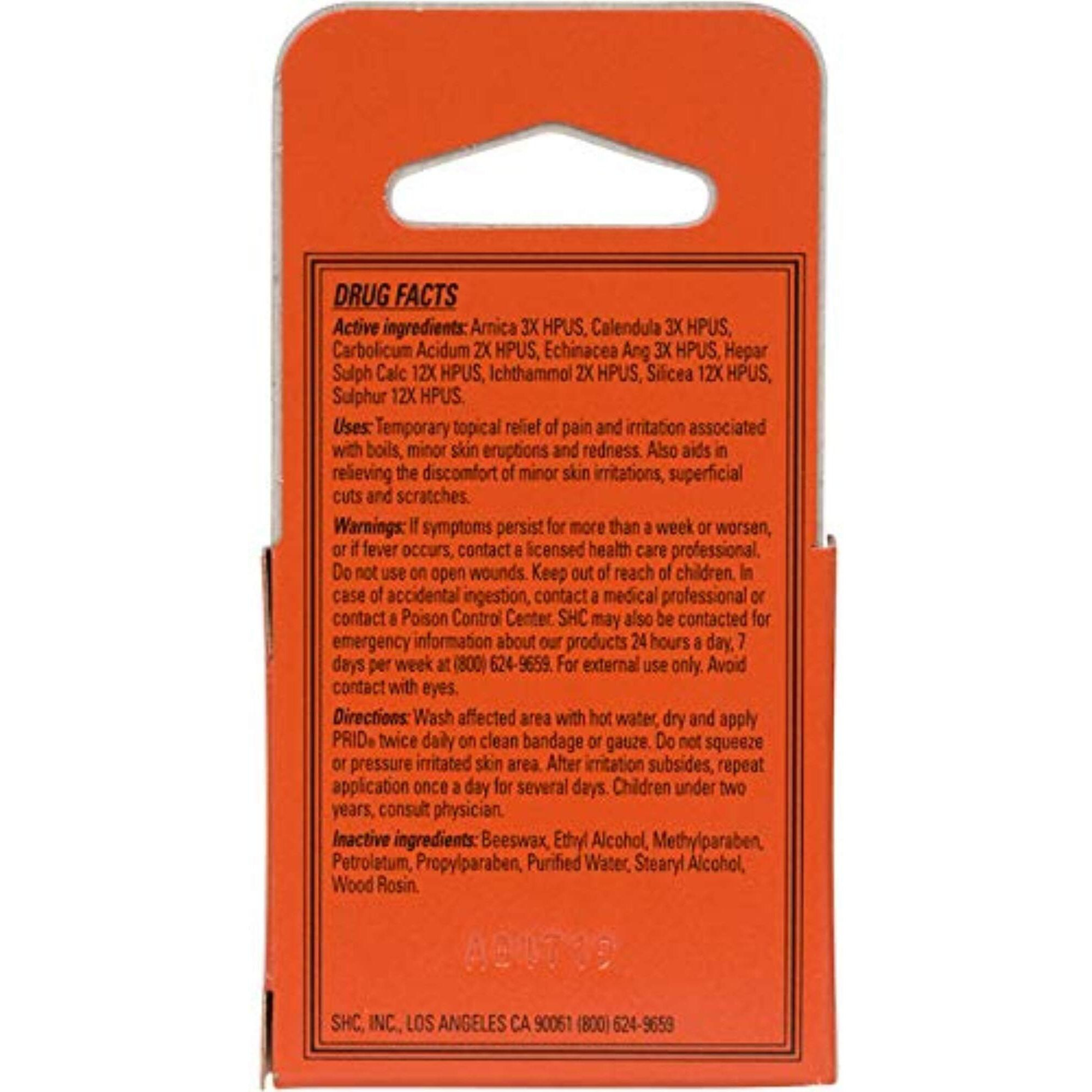 Smile's Prid Drawing Salve By Hyland's, Relief Of Topical Pain And Skin Irritations, 18 Grams