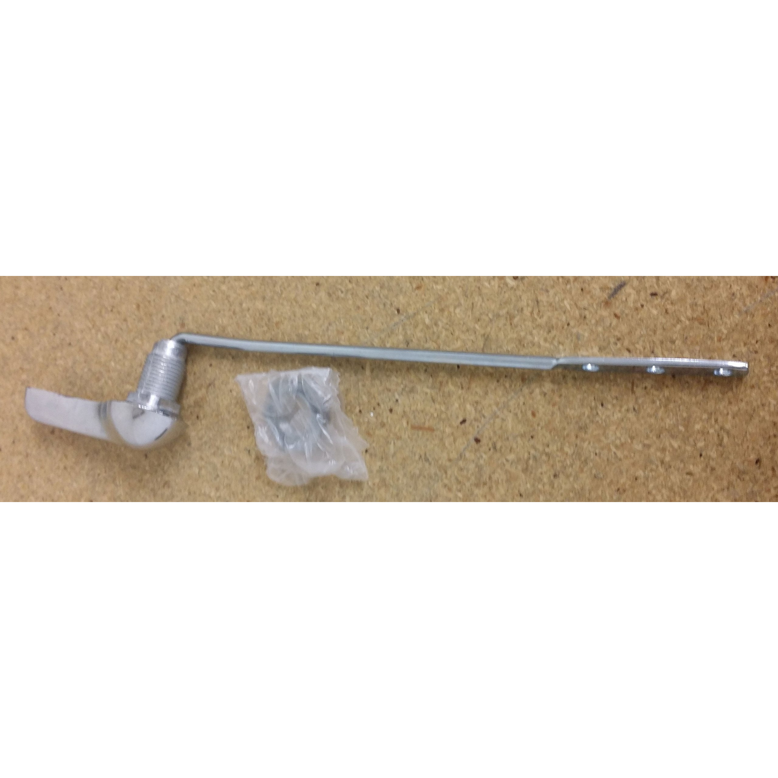 Universal Toilet Tank Flush Lever, Chrome Finish Toilet Handle Fits Most Toilets