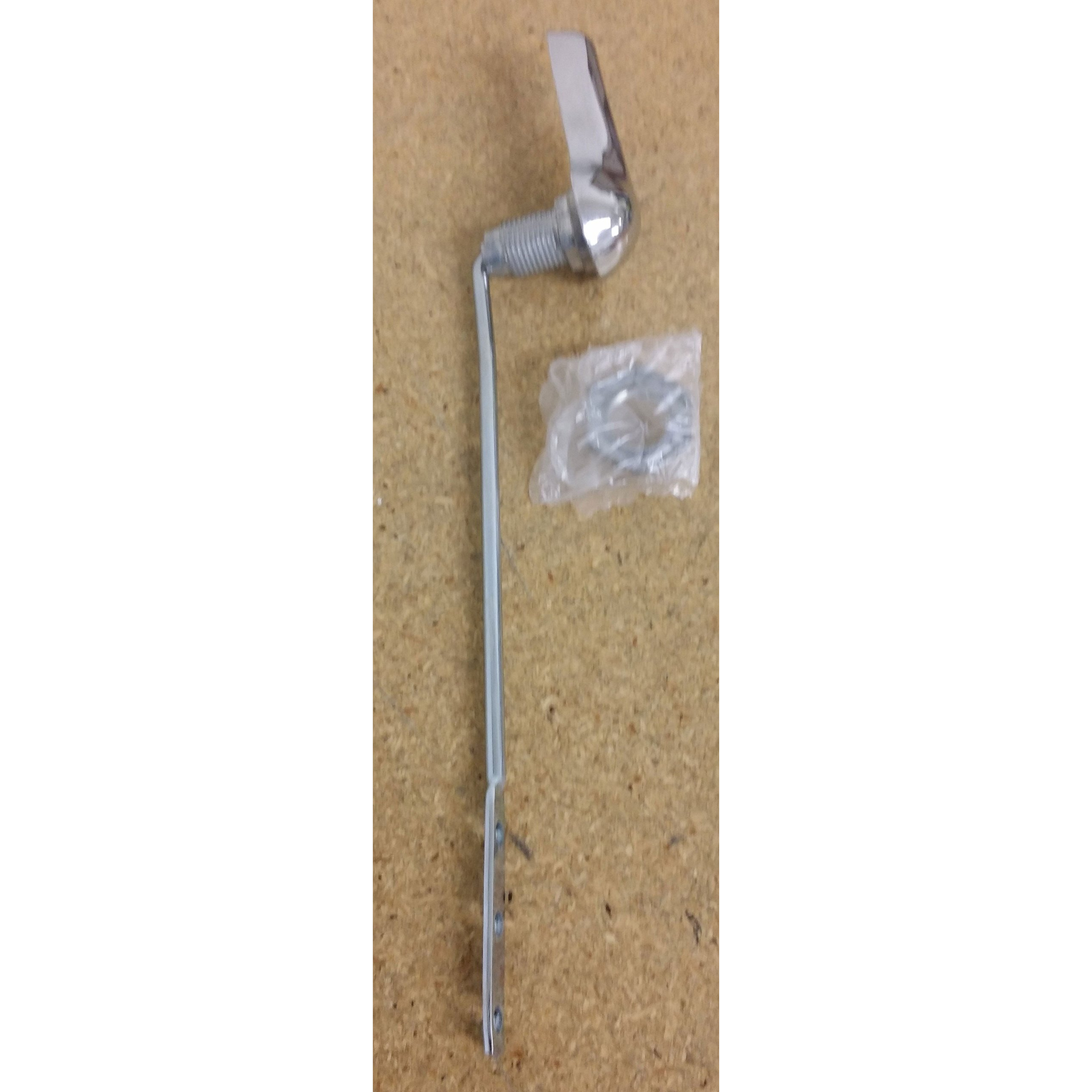 Universal Toilet Tank Flush Lever, Chrome Finish Toilet Handle Fits Most Toilets