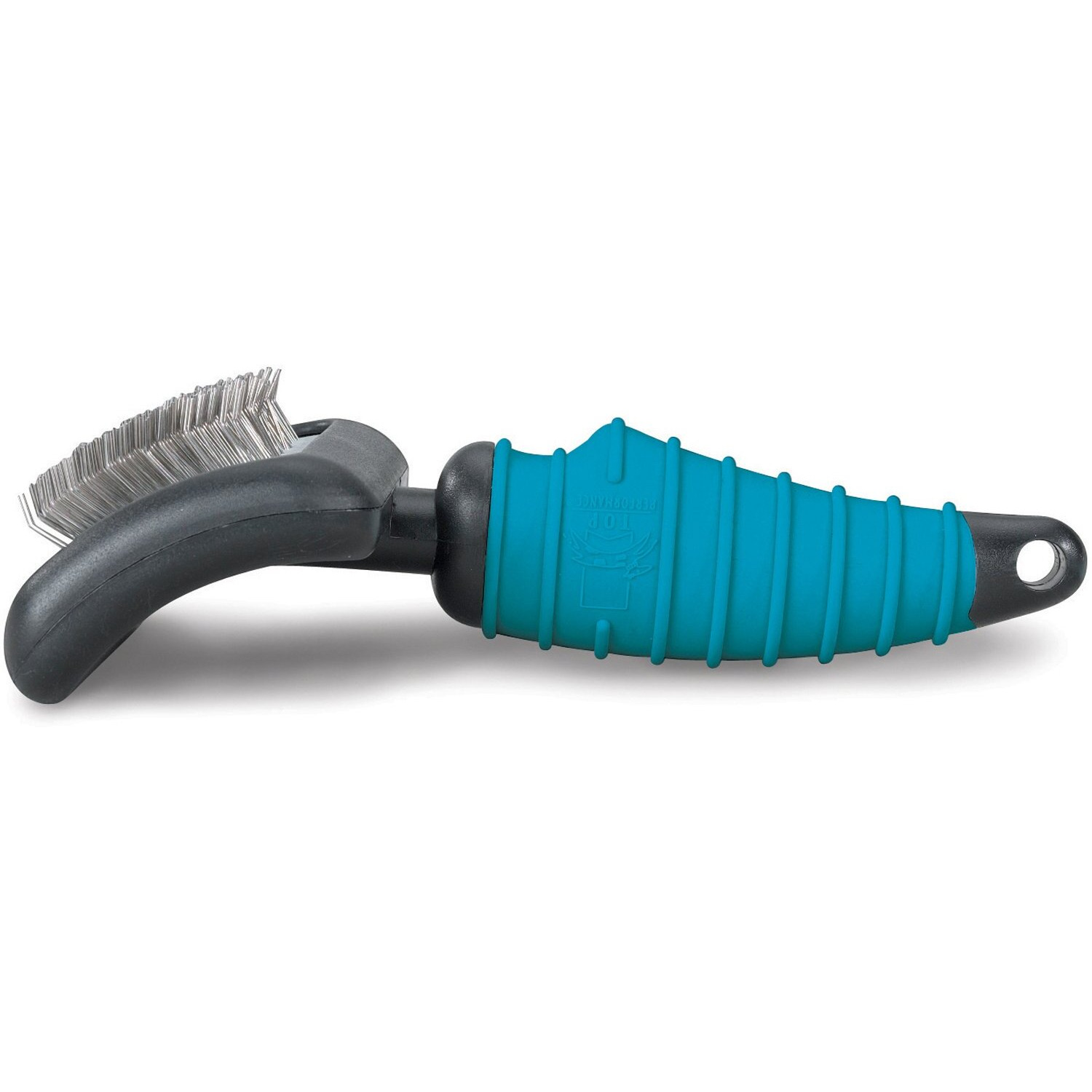 Master Grooming Tools Ergonomic Slicker Brushes - Molded Brushes For Grooming Dogs - Medium, 4"" X 2"", Black