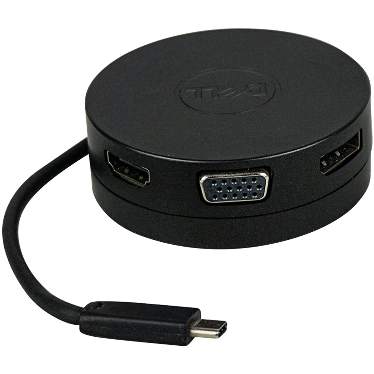Dell Usb-C Mobile Adapter (Da300), Black, Dell-Da300
