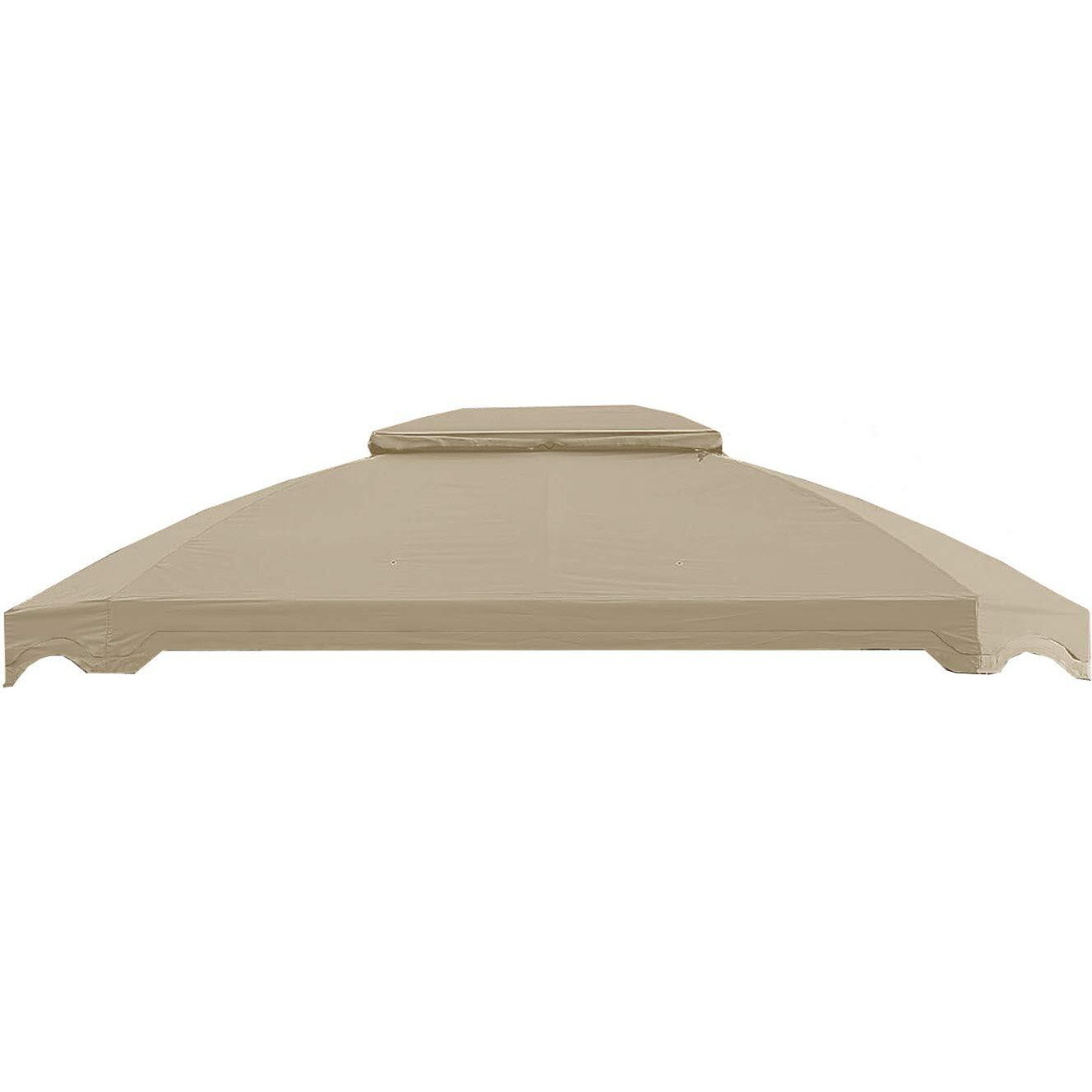 Garden Winds Replacement Canopy For Terrace Gazebo - Riplock 350 - Beige