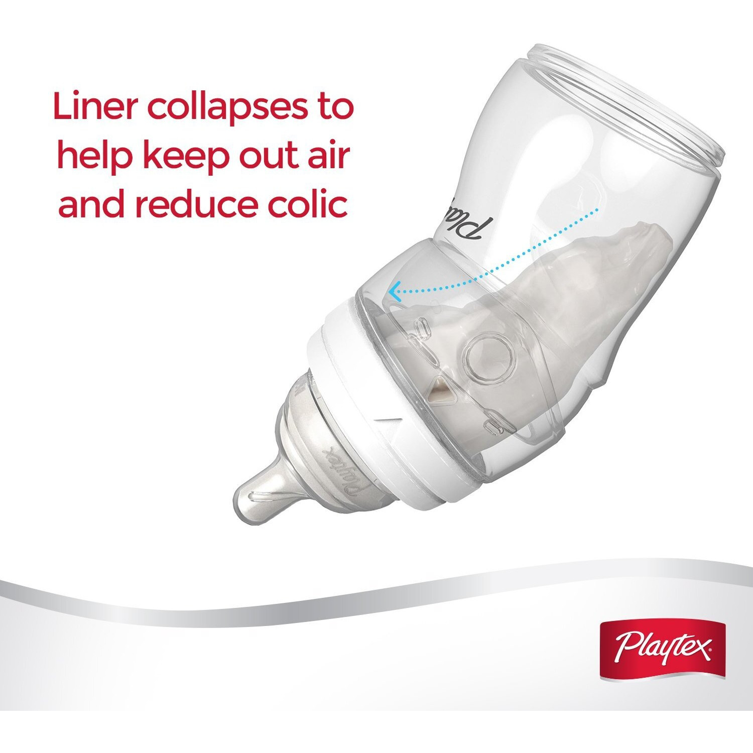 Playtex Baby Nurser Drop-Ins Baby Bottle Disposable Liners, Closer To Breastfeeding, 8 Ounce - 100 Count