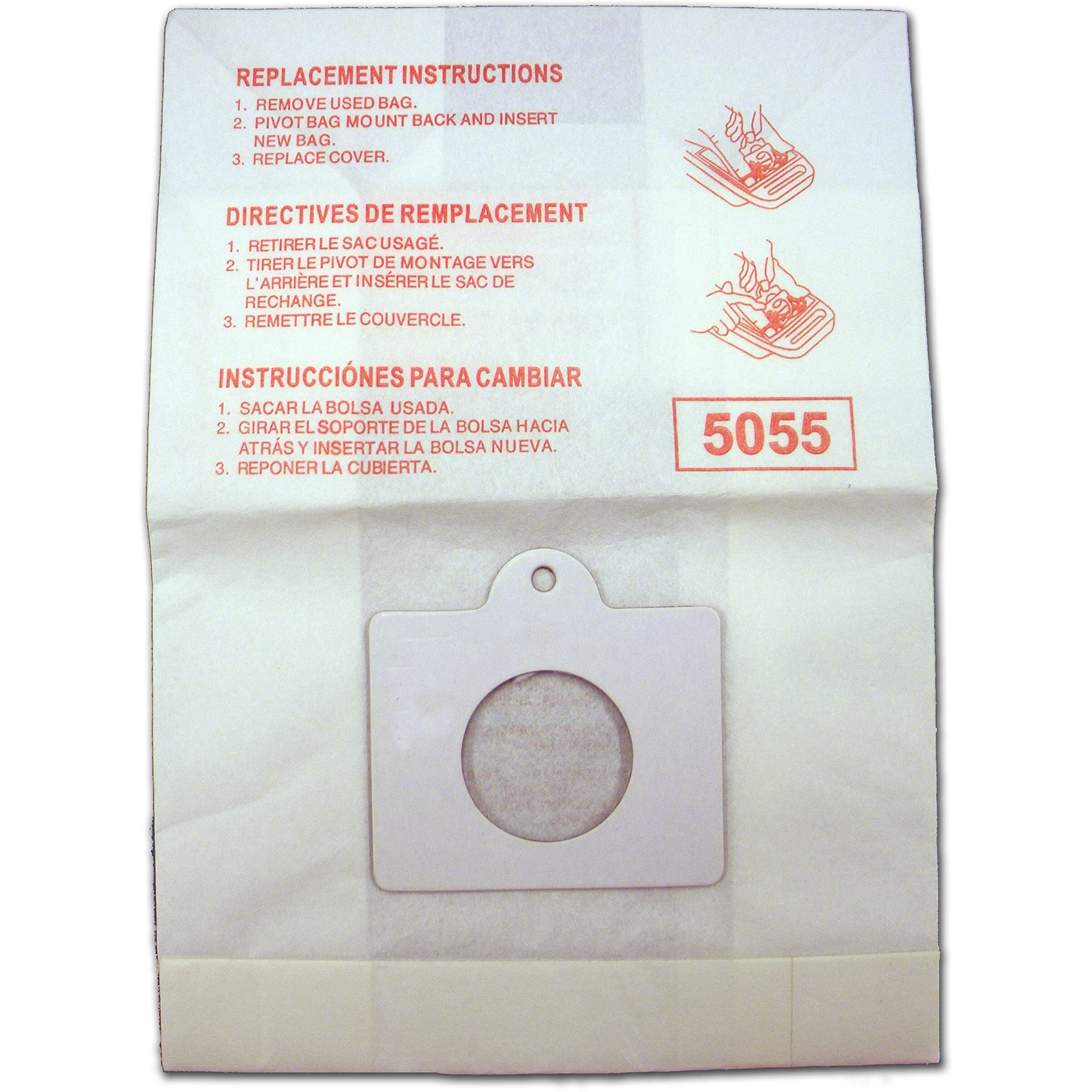 Envirocare Replacement Vacuum Cleaner Dust Bags Made To Fit Kenmore 5055 50558 Type C Sears Canisters 50104. 50012, Panasonic C-5 Mc-V150M C-19 Mc-V295H 3 Pack