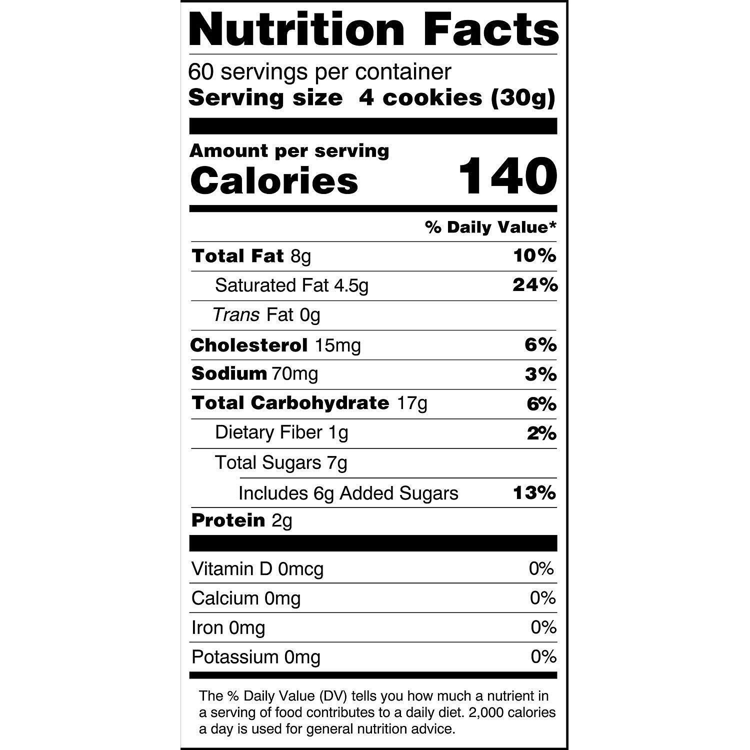 Jacobsens Danish Butter Cookies, 64 Ounce