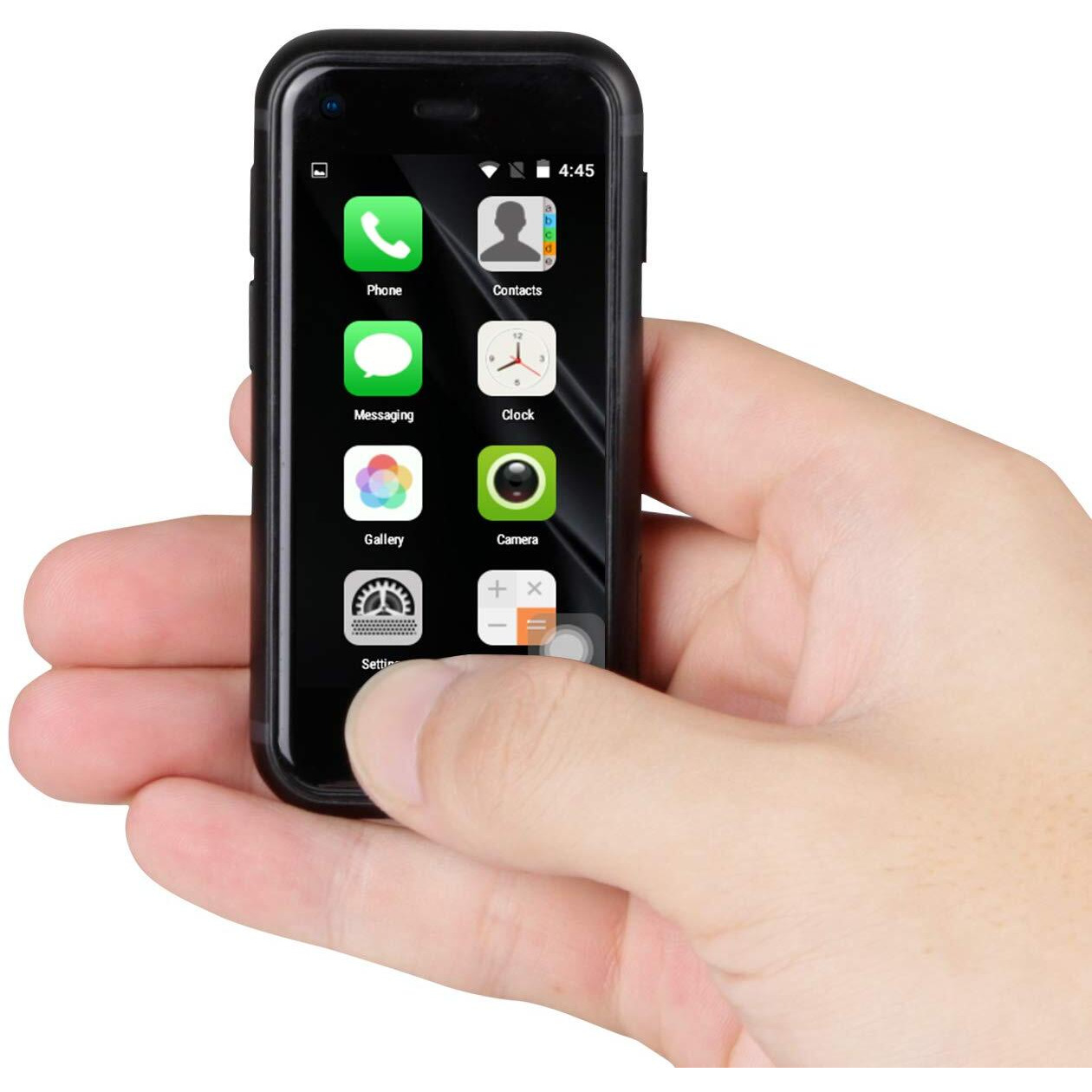 Mini Smartphone,Child Phone Soyes The World's Smallest Cell Phone 2.5 Inch Android Small Phone Quad Core 2G+16G 5.0Mp Dual Sim High Definition Mini Phones Unlocked 3G Mobile Phone (Black)