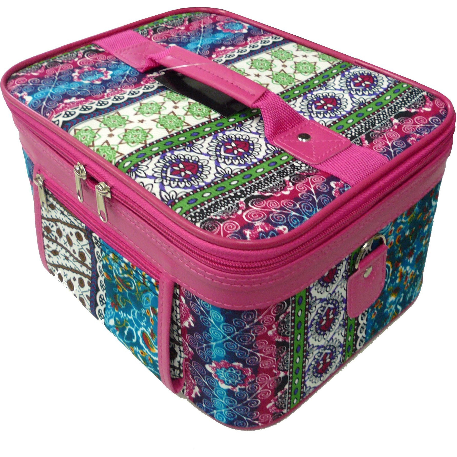 Yuhang Women's Print Cosmetic Case (2-Piece Set) (Boho)