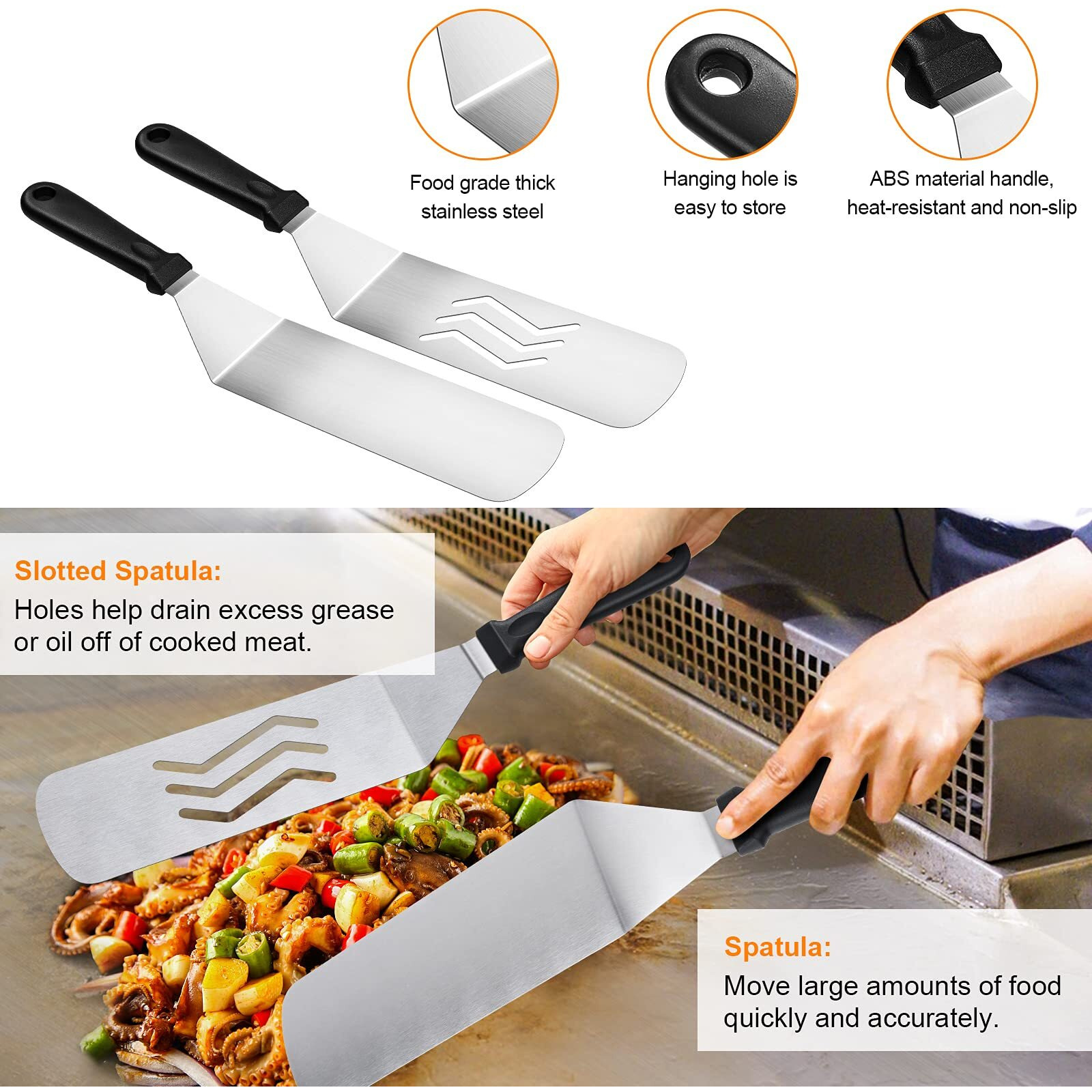 Blackstone Griddle Accessories Kit,16Pcs Flat Top Grill Accessories Set For Blackstone And Camp Chef With Spatula,Scraper,Griddle Cleaning Kit &Carry Bag,Great For Outdoor Bbq & Teppanyaki And Camping