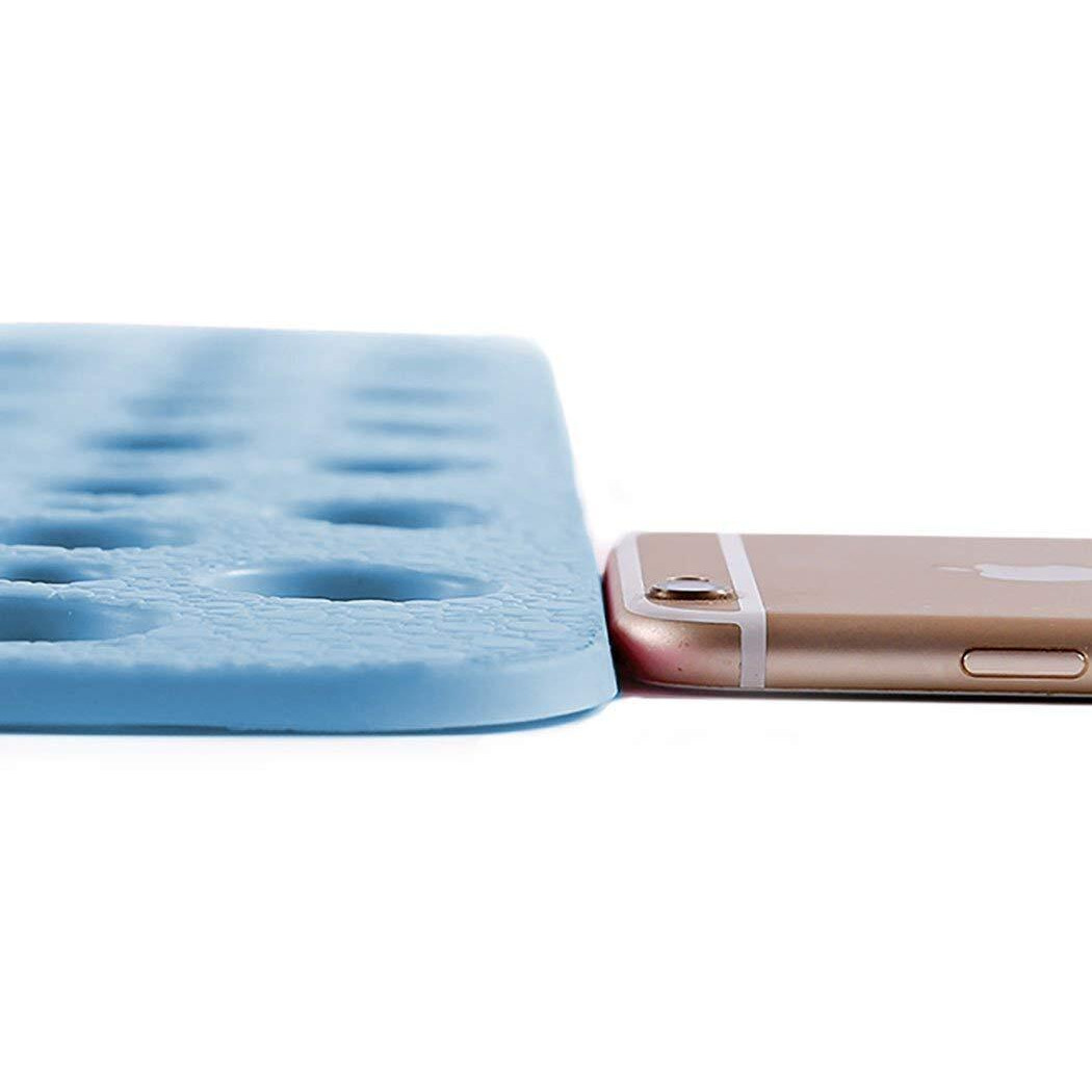 Nonslip Bathtub Mat Extra Soft Tpe Bath Mat For Kids, Machine Washable Bathroom Shower Mat, Smooth/Non-Textured Tubs Only, 30L X 17W Inch (Blue)