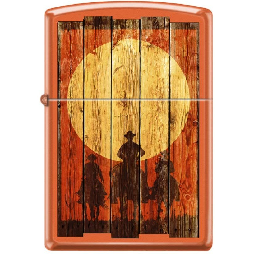 Zippo Lighter-Cowboy Hat And Rope Westerns Windproof Lighter (Cowboys Z6020)