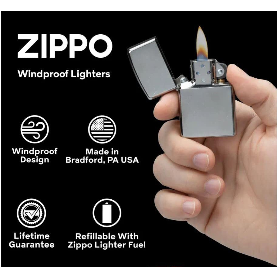 Zippo Lighter-Cowboy Hat And Rope Westerns Windproof Lighter (Cowboys Z6020)