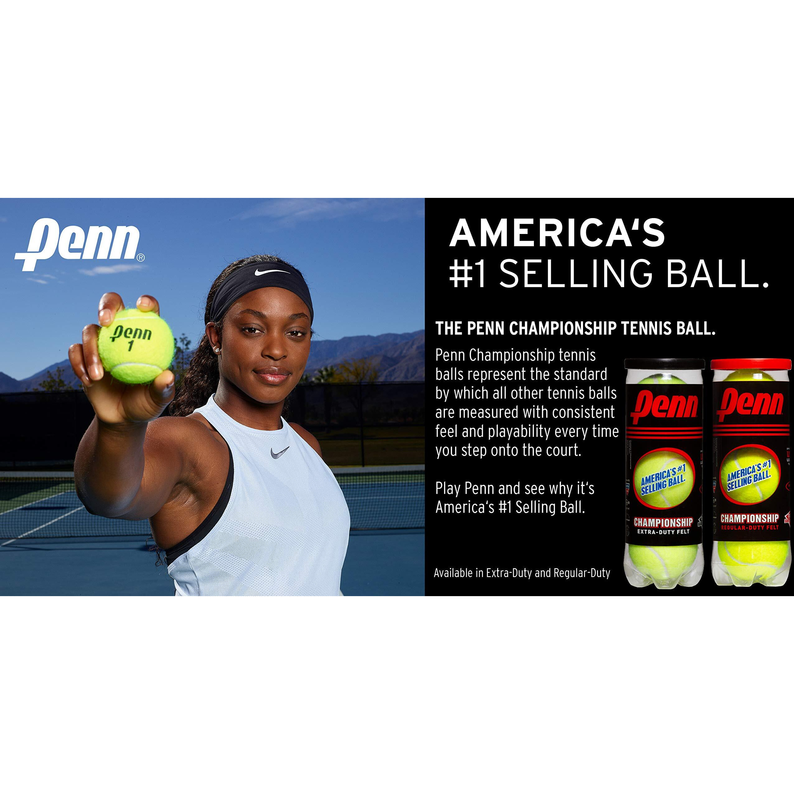 Penn Championship - Extra Duty Felt Pressurized Tennis Balls - 15 Cans, 45 Balls